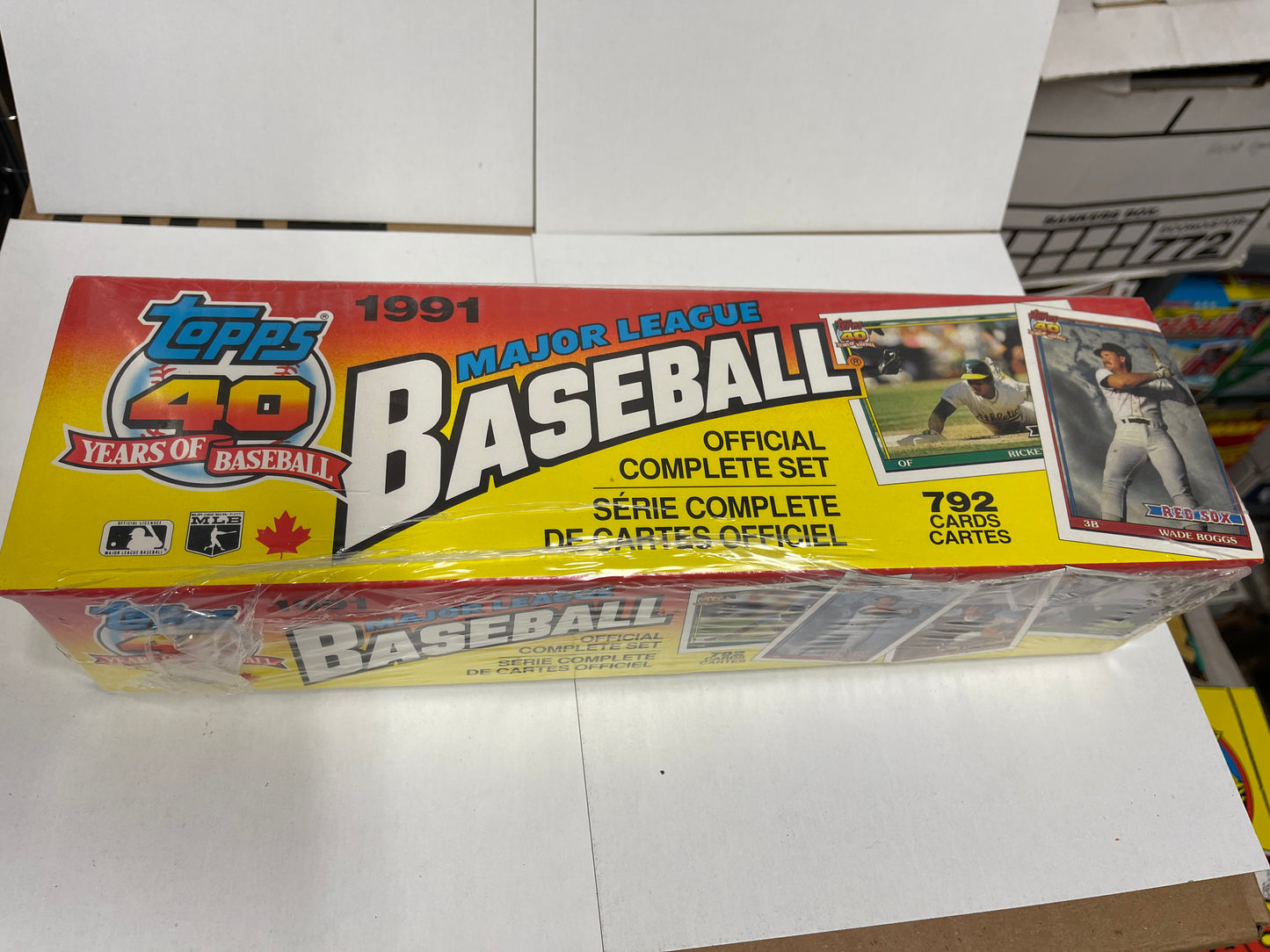 1991 Topps Canadian version rarer O-pee-chee factory sealed baseball cards set