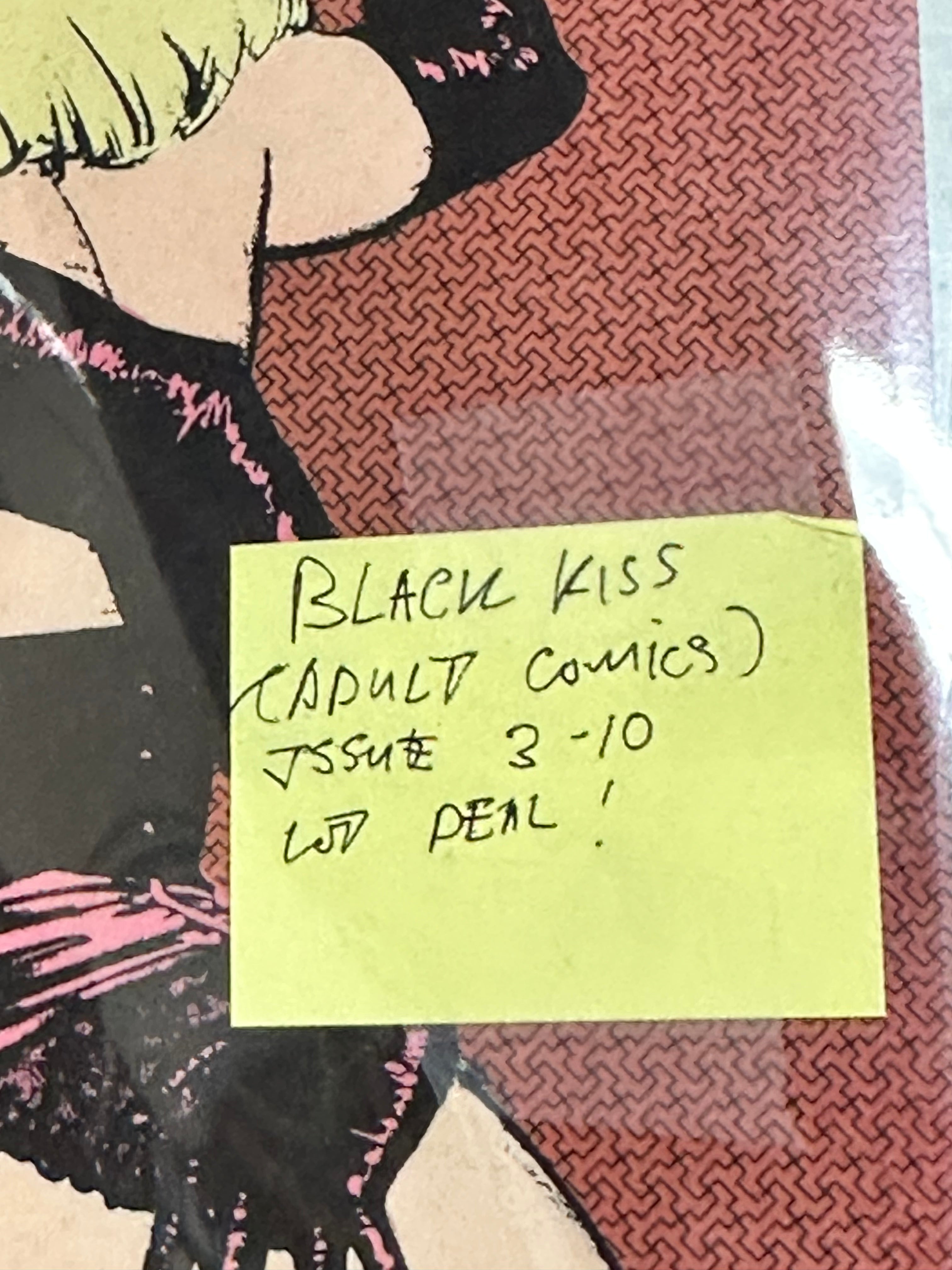 Black Kiss adult comic lot deal issues 3-10 from 1988
