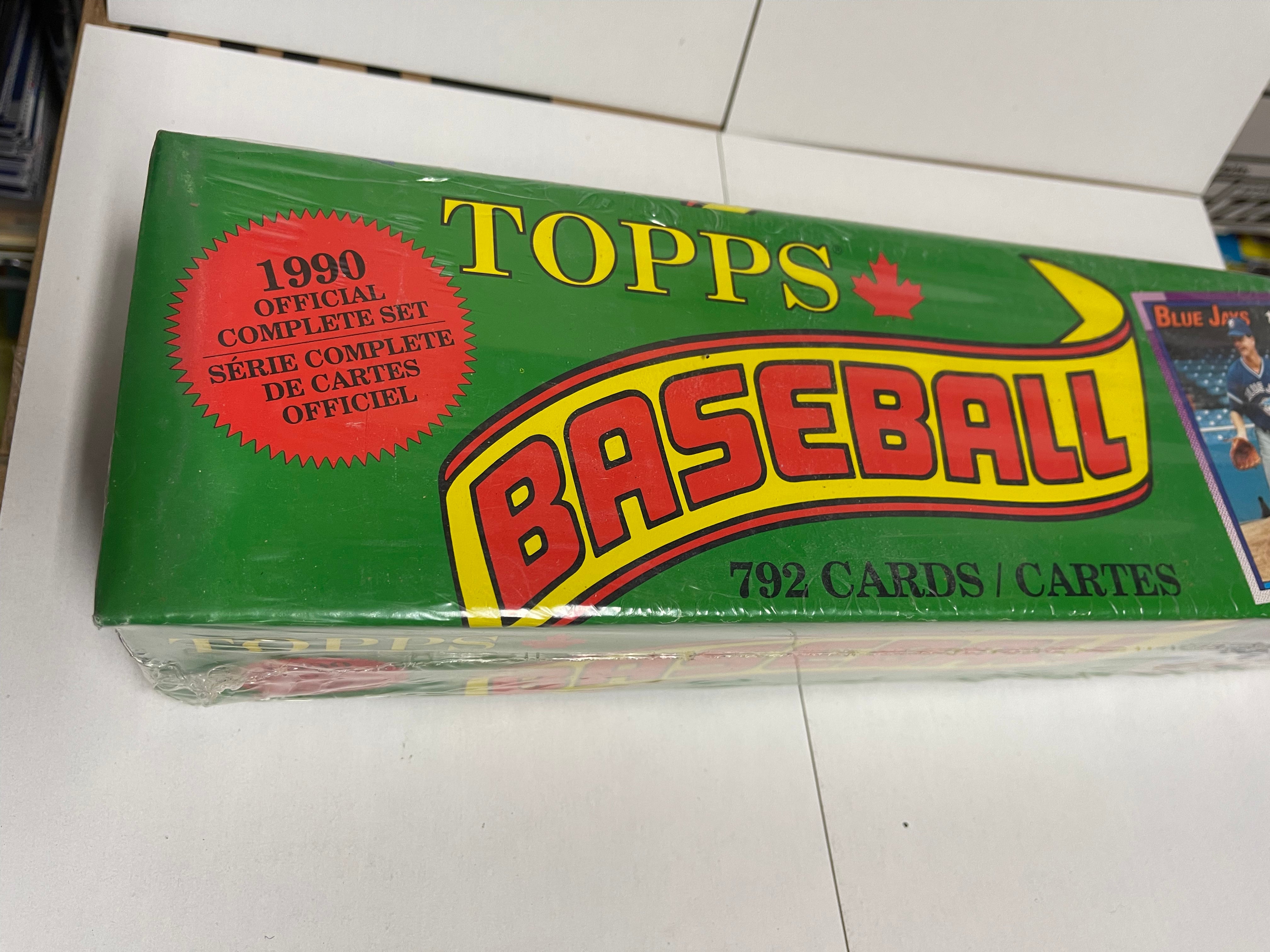 1990 Topps Canadian rarer O-pee-Chee baseball cards factory sealed set