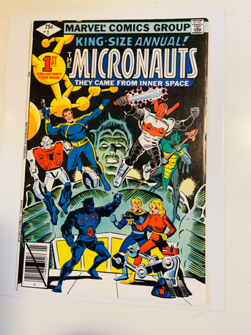 Micronauts King size annual comic #1 from 1979