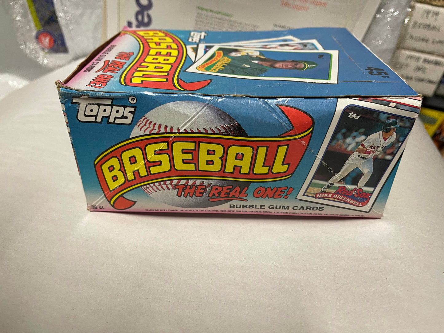 Topps baseball cards 36 packs box from 1989