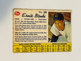 Ernie Banks post cereal Canadian baseball card 1962