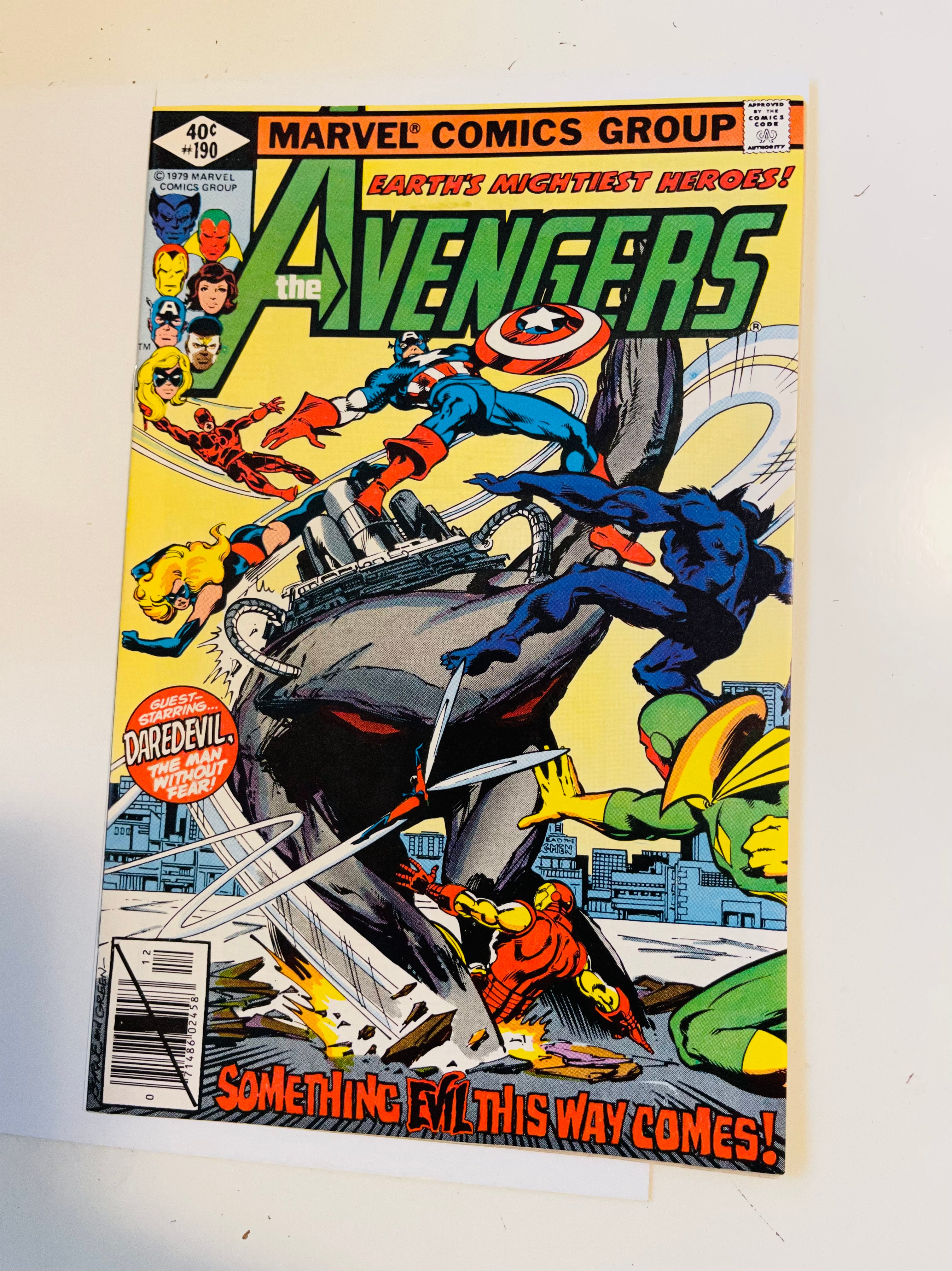 Avengers #190 Vf/NM high grade comic book