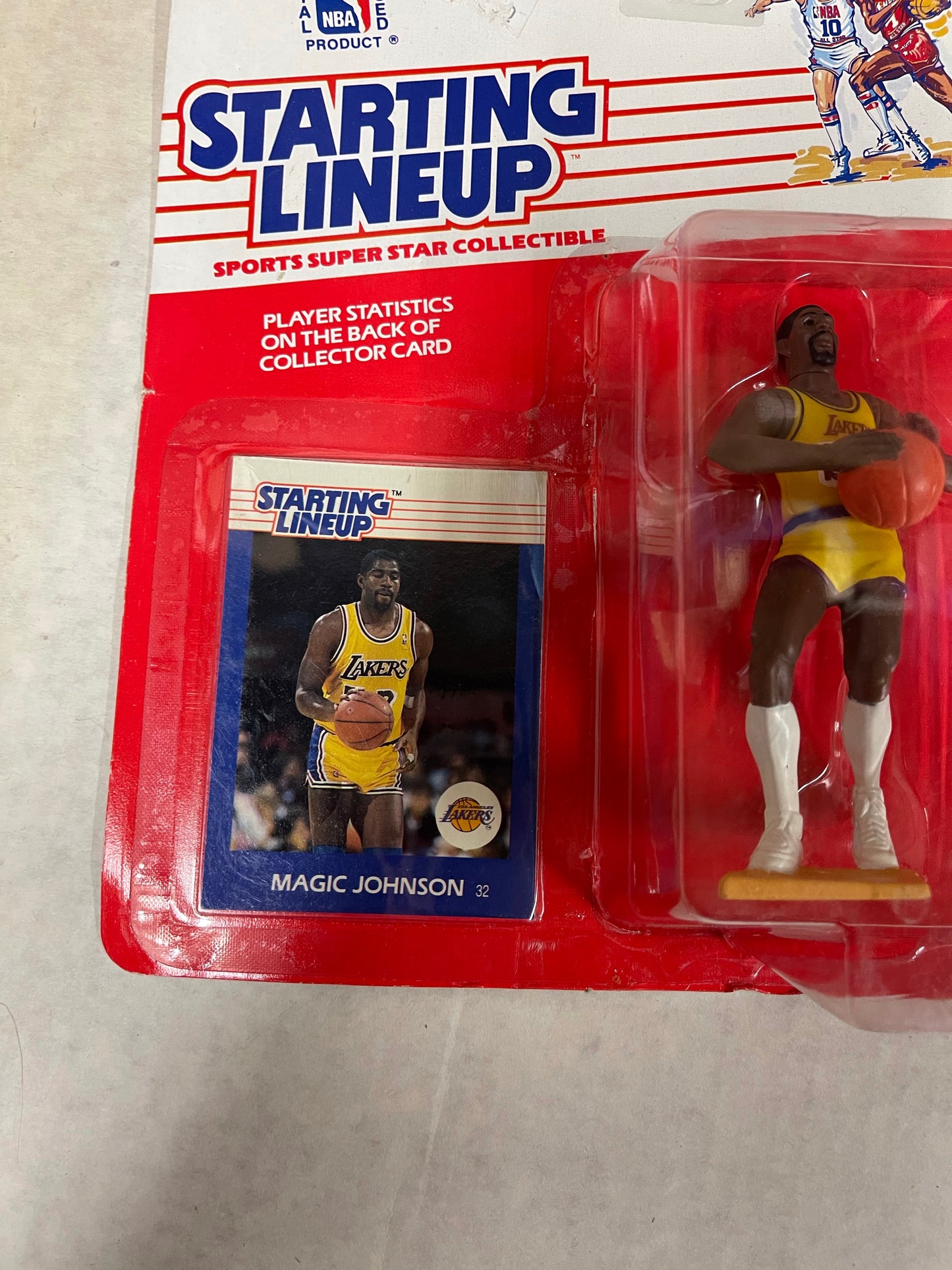 Magic Johnson Basketball Starting Lineup factory sealed figure with card 1988