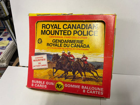 Royal Canadian Mounted Police rare empty Opc display box 1974