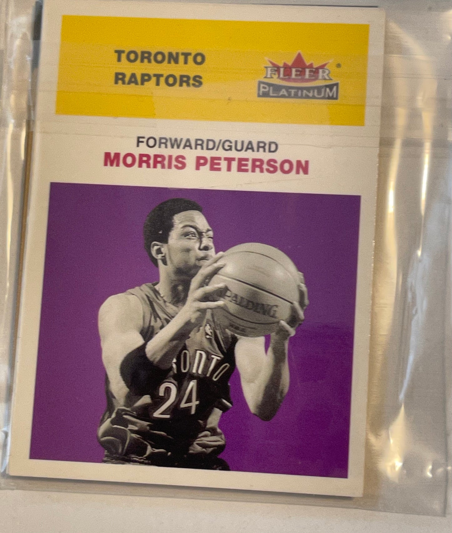 Toronto Raptors basketball Fleer basketball team set 2001