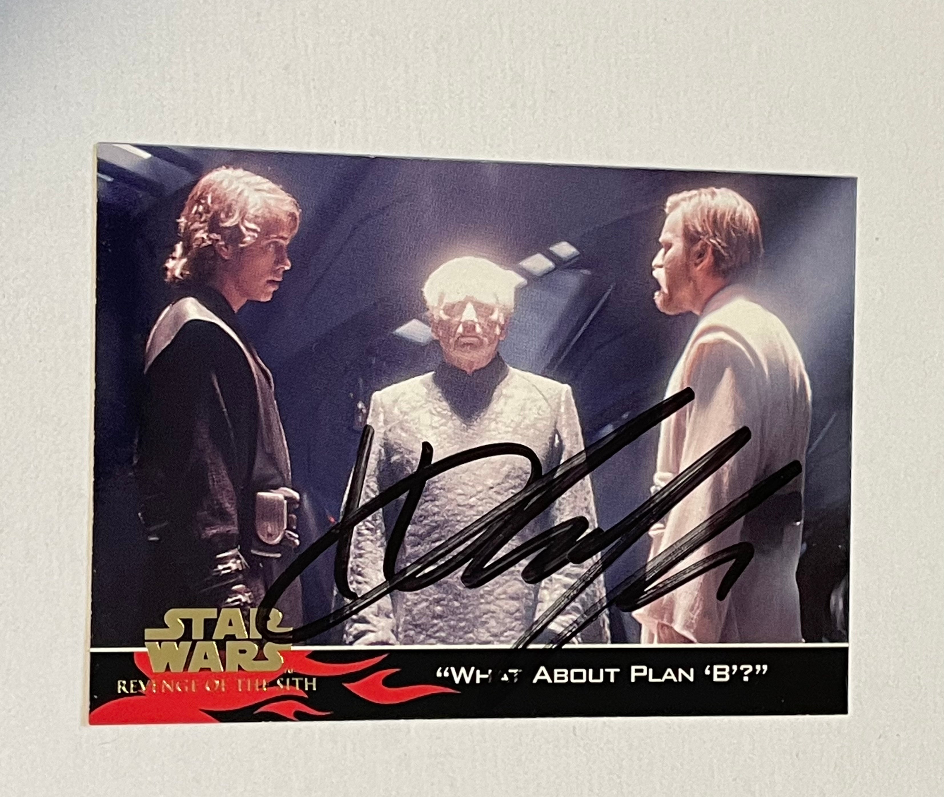 Star Wars Hayden Christensen rare autograph card with COA