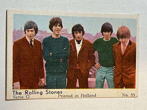 The Rolling Stones rare Holland card 1960s