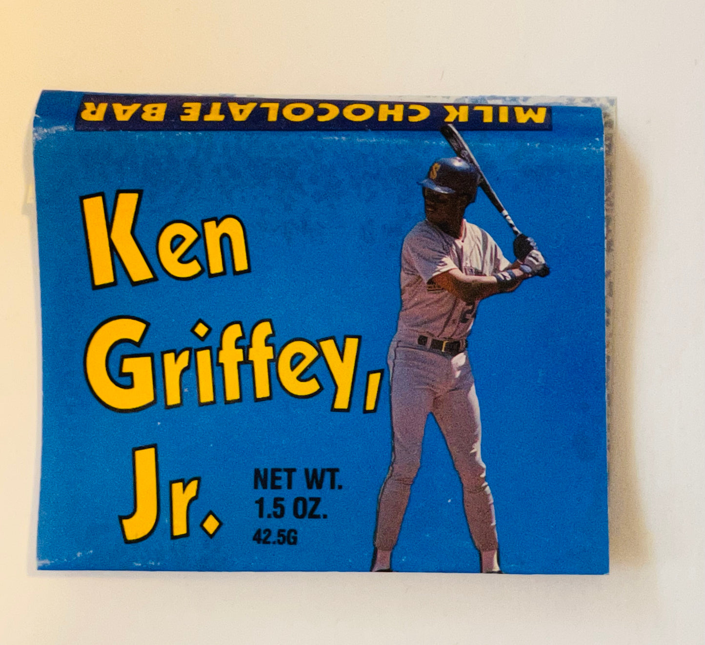 Ken Griffey jr. Rare chocolate bar baseball vintage wrapper 1989