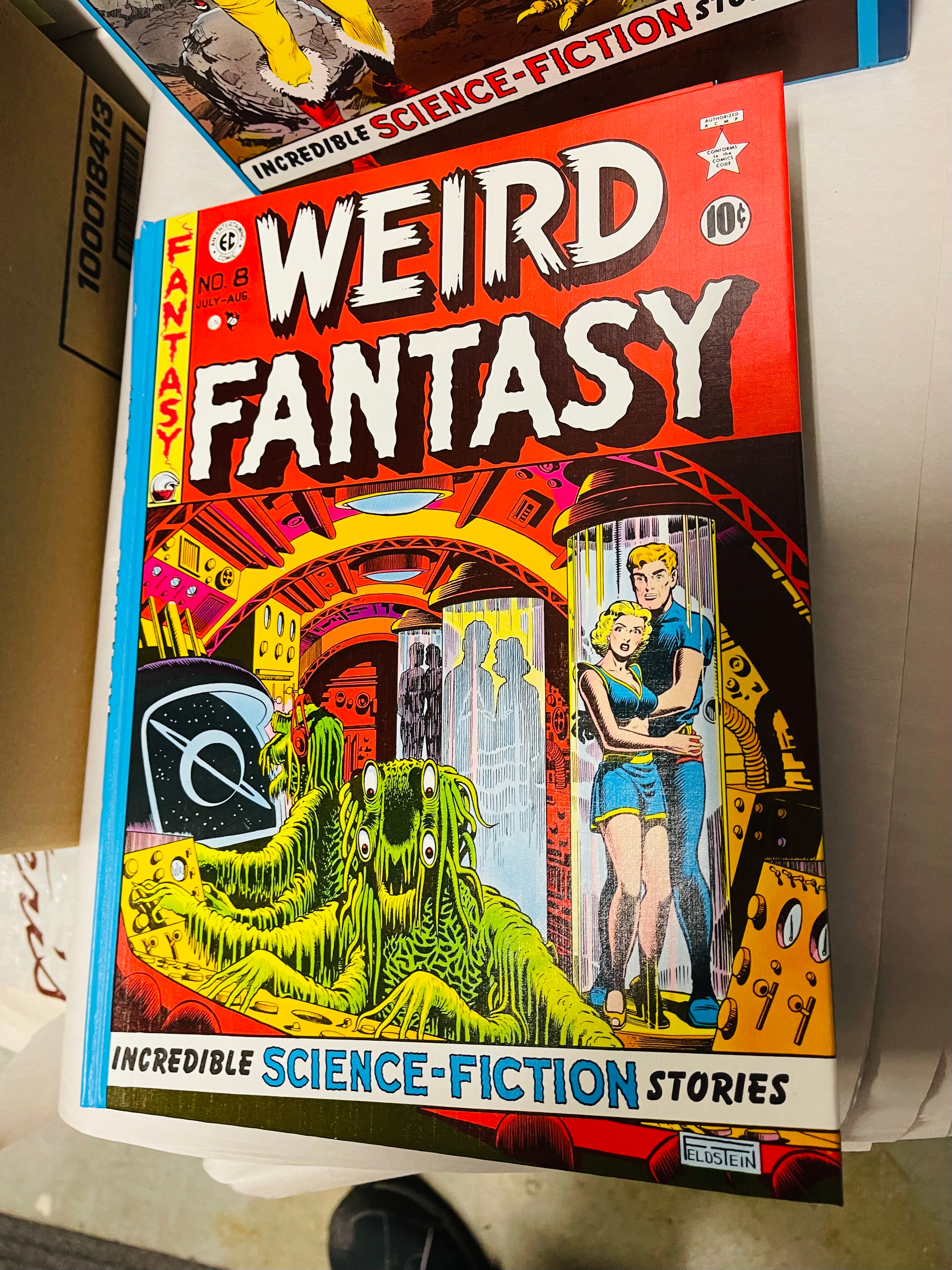Weird Fantasy EC comics hard cover large 4 volumes set 1980