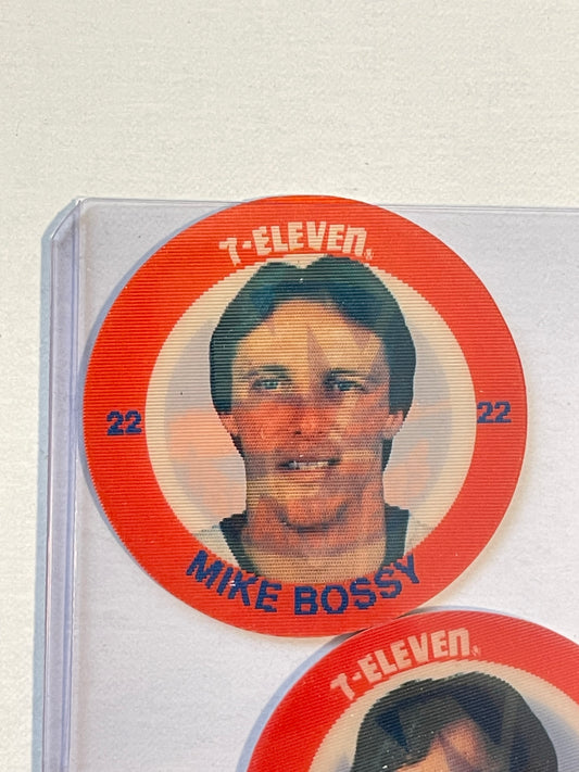 Mike Bossy and Bryan Trottier 7-11 discs 1985