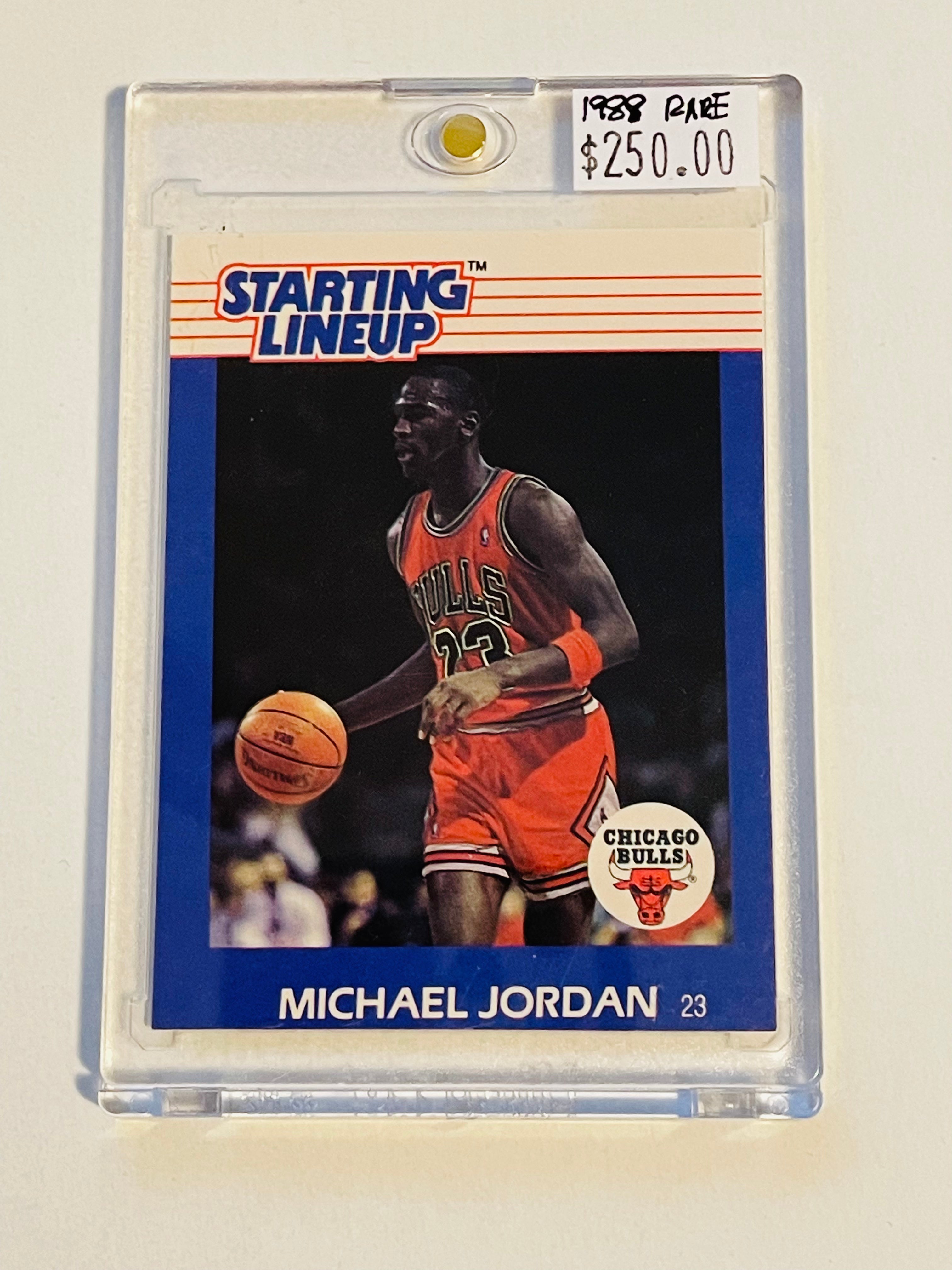Michael Jordan Starting Lineup rare high grade condition basketball card 1988