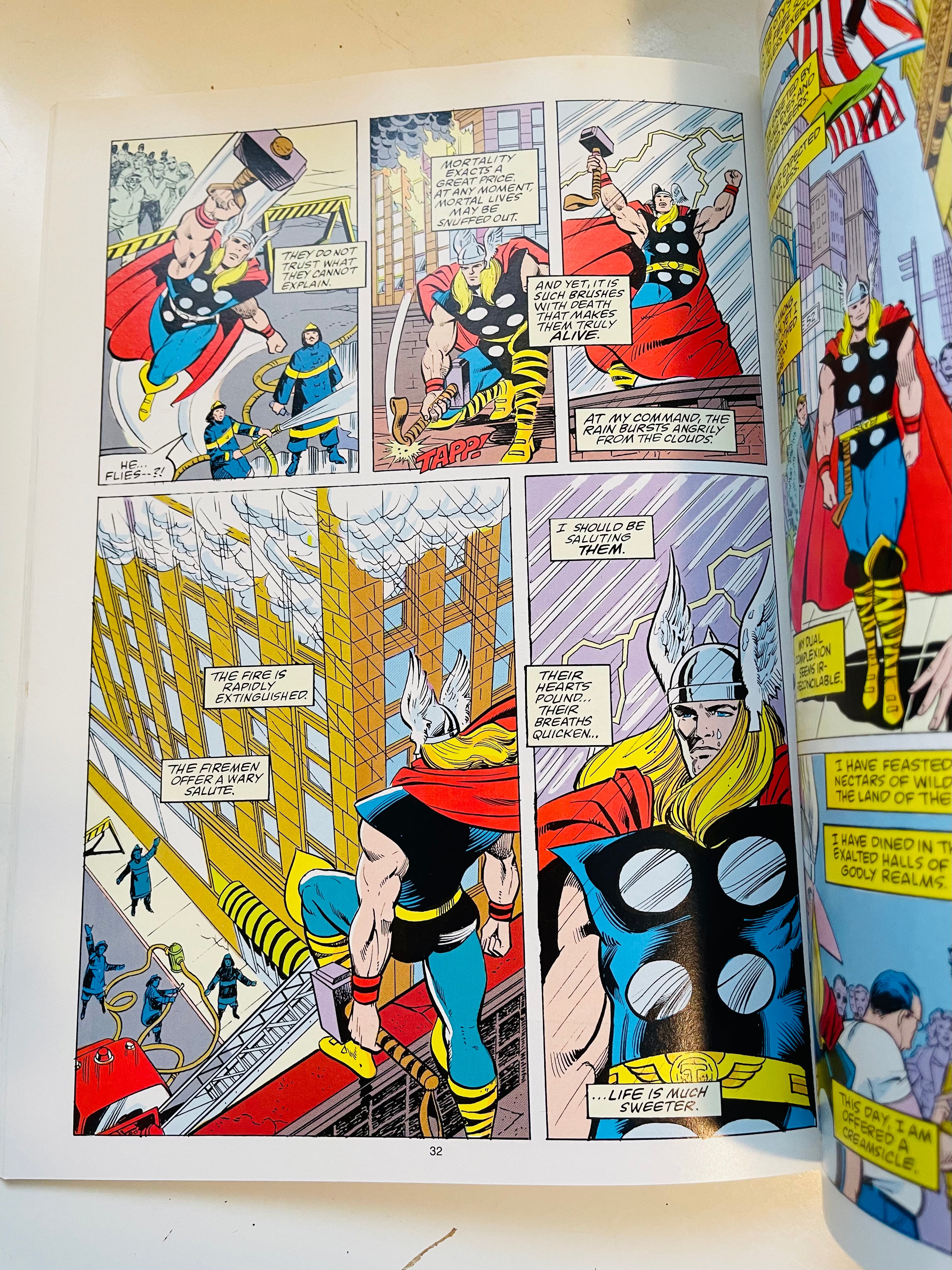The Mighty Thor Marvel comic magazine 1987
