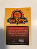 Deion Sanders super bowl card show special playoff football card 1995