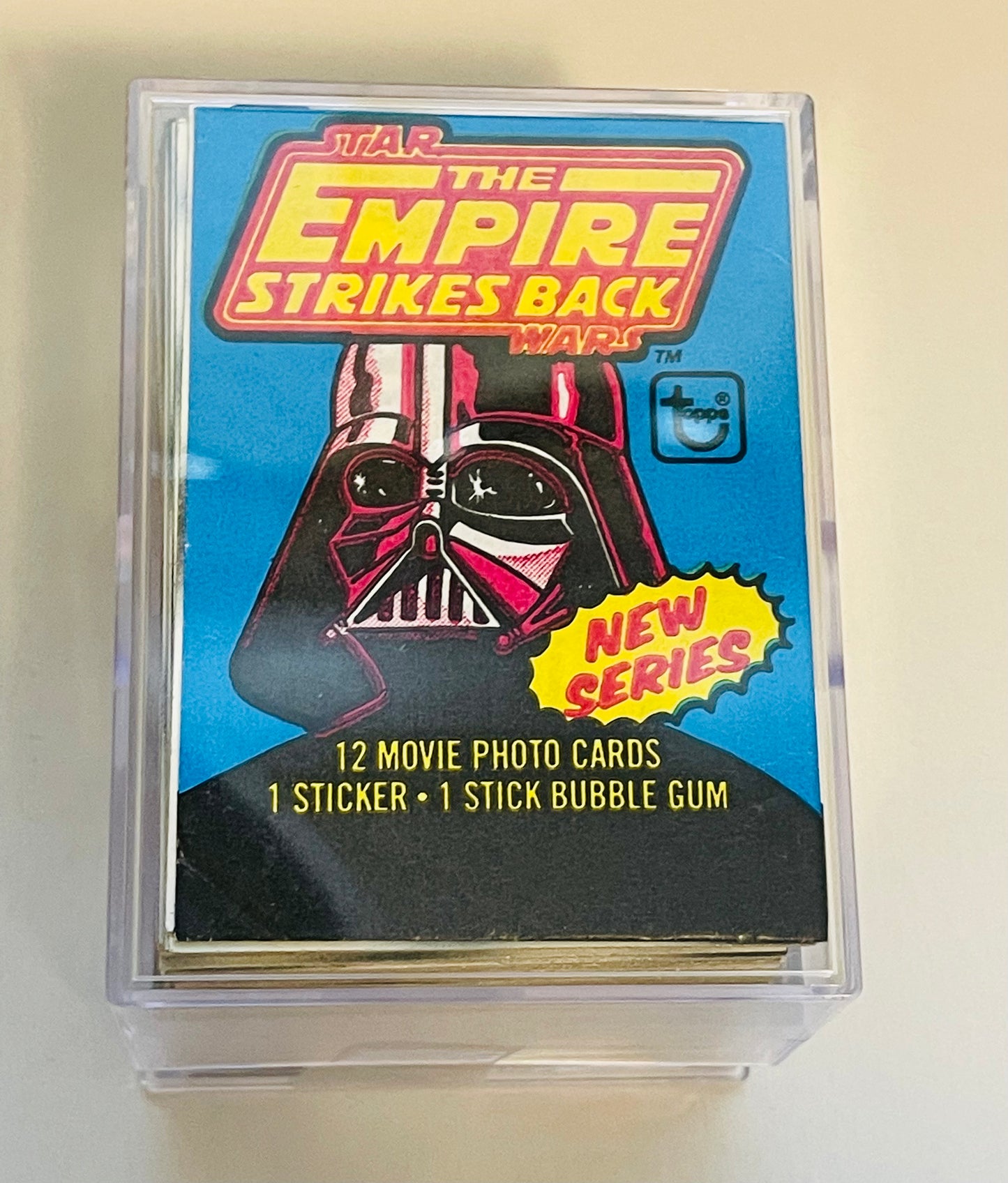 Empire Strikes Back cards and stickers high grade condition cards set 1981