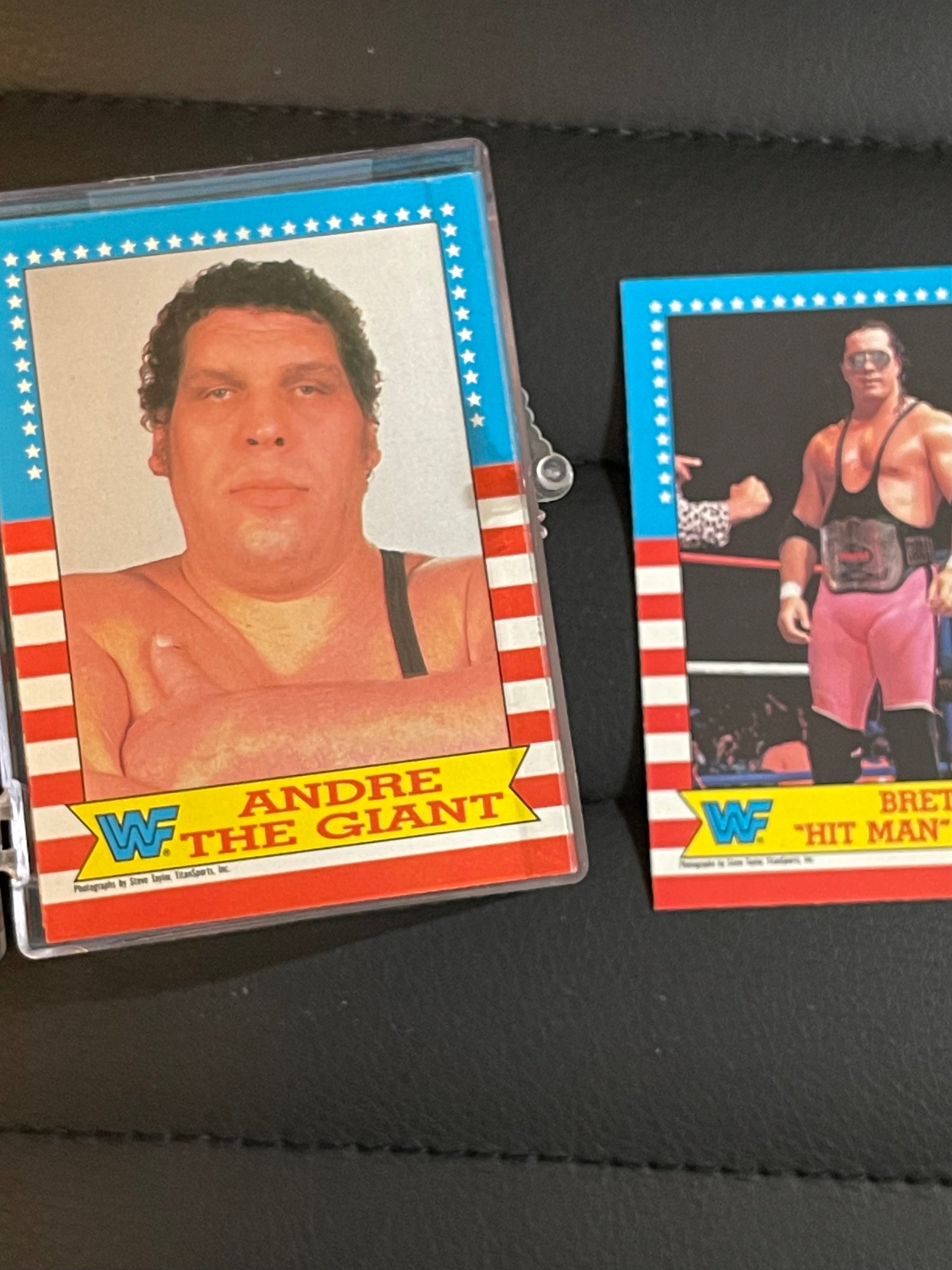 Wrestlemania 3 opc Canadian version rare cards set with wrapper 1987