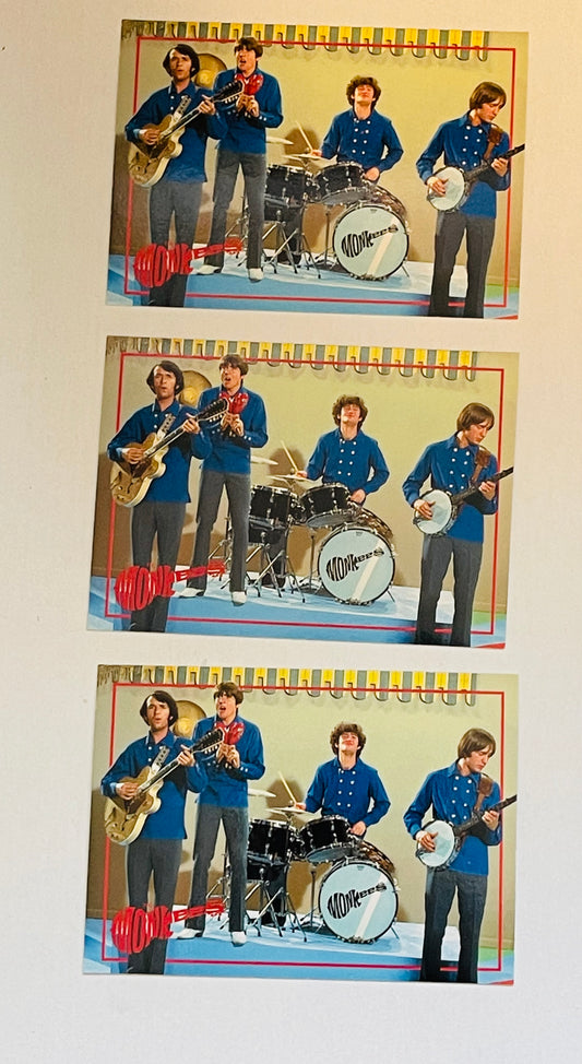 The Monkees TV show 3 limited issued card promos deal 1995