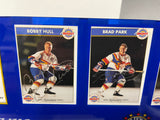 Zellers Masters of hockey 8 autograph legends cards with acrylic display 1993