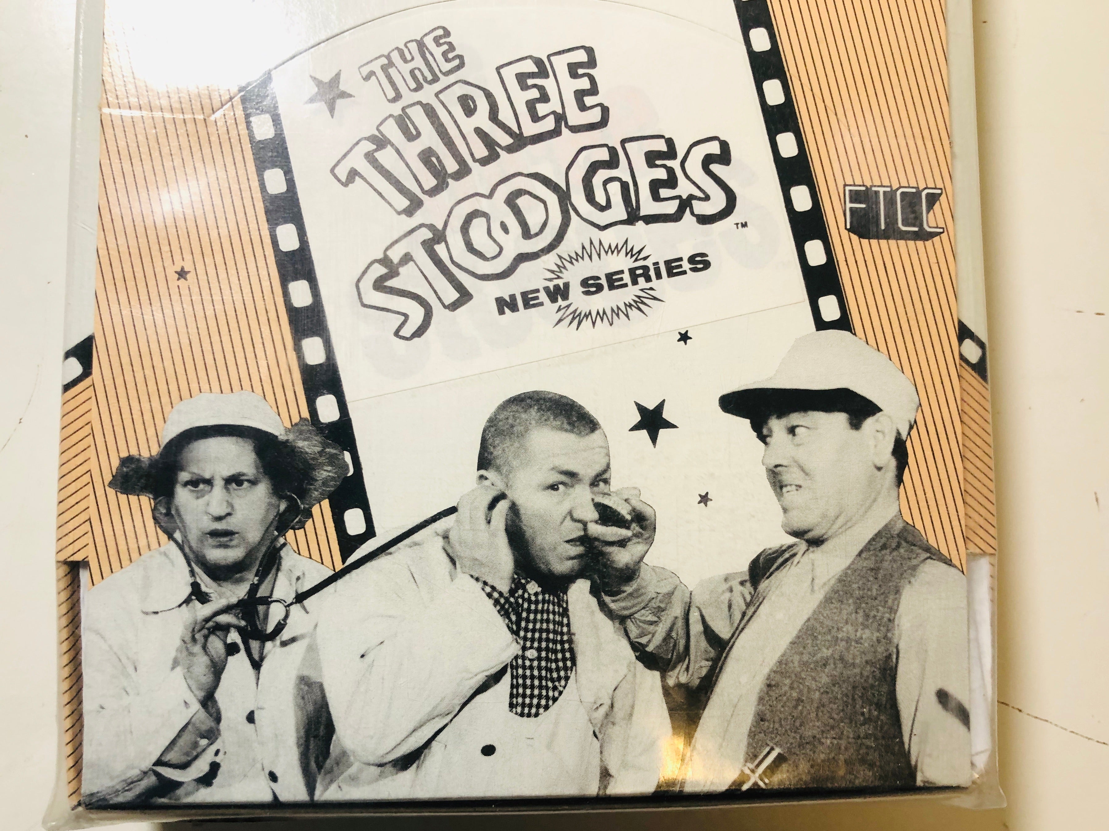 1985 Three Stooges series 2 cards full box
