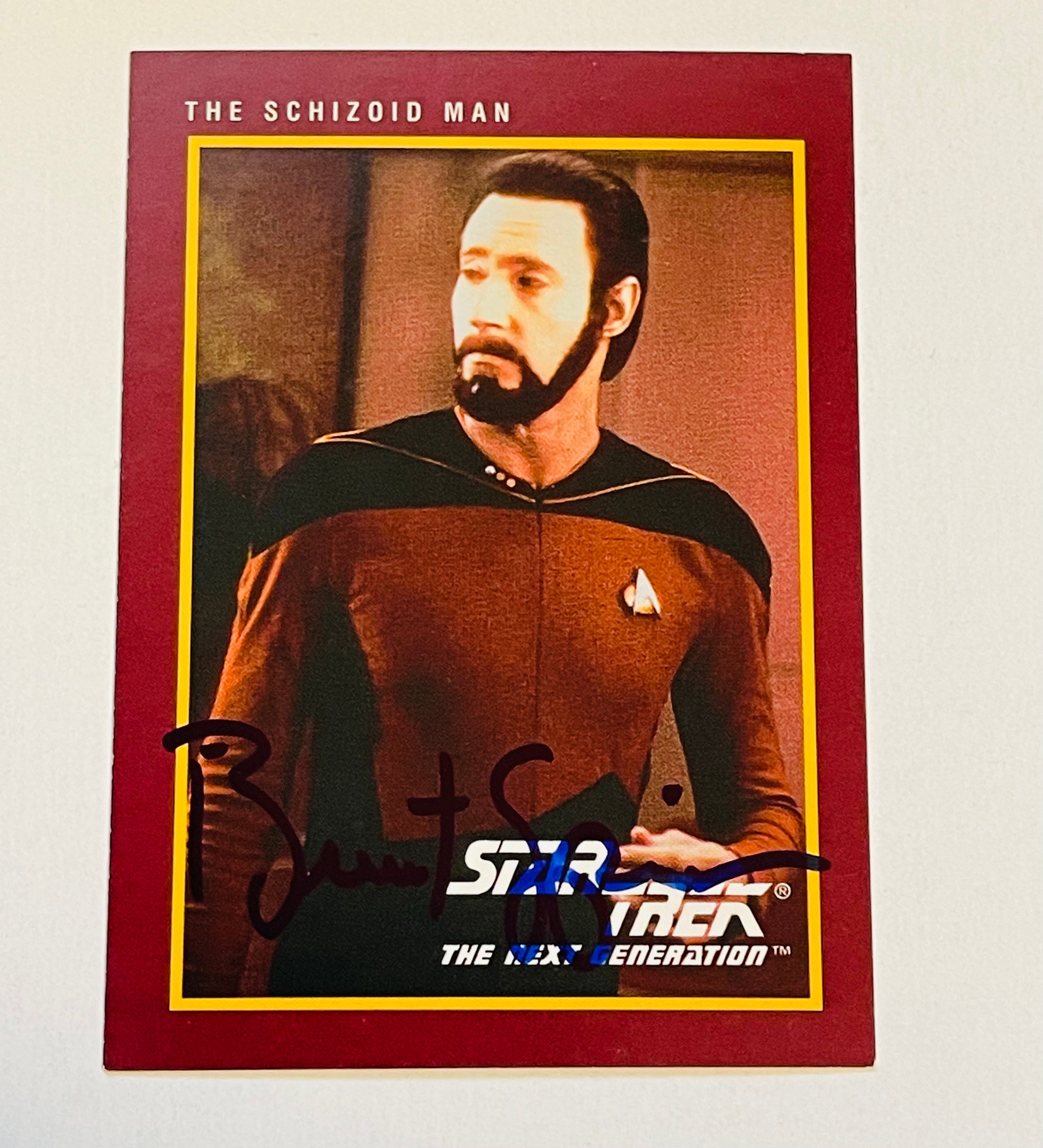 Star Trek Brent Spiner autograph in person card with COA