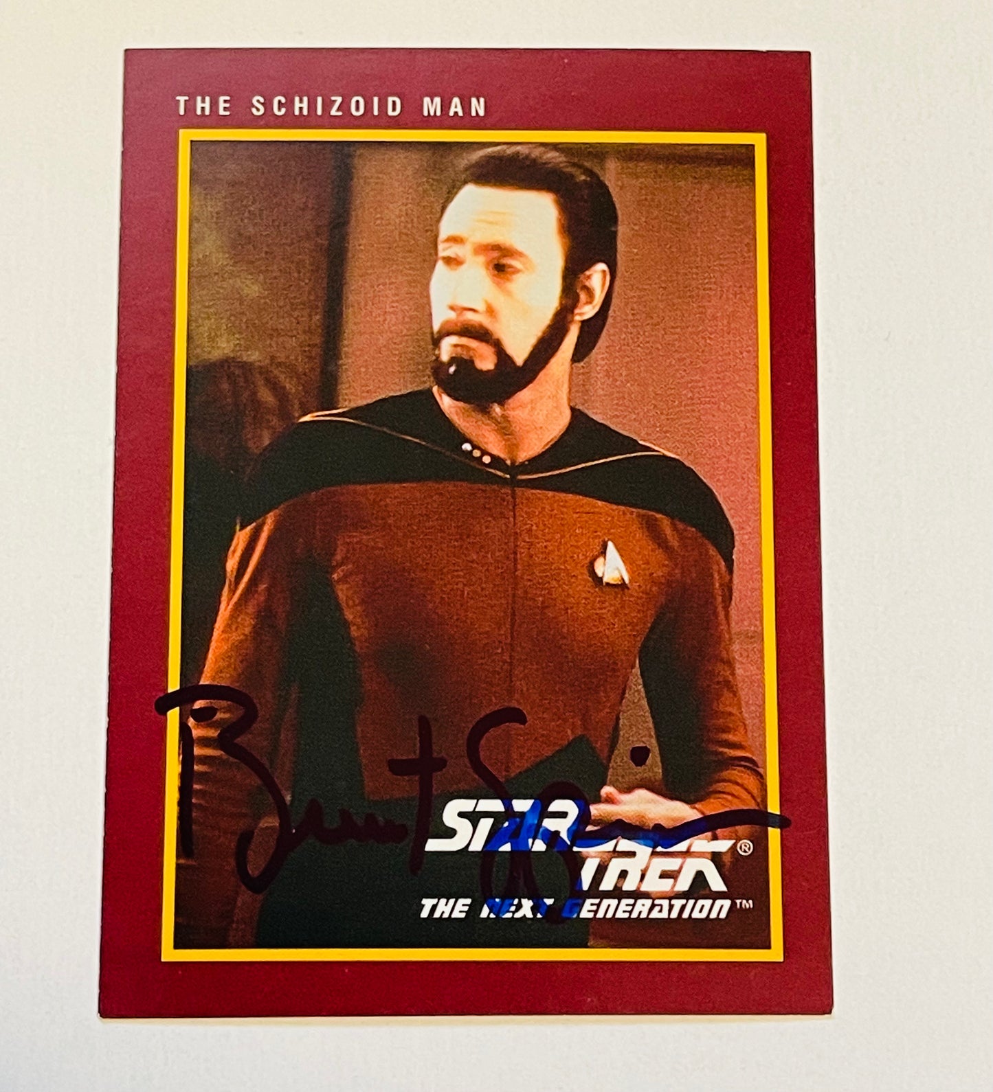 Star Trek Brent Spiner autograph in person card with COA