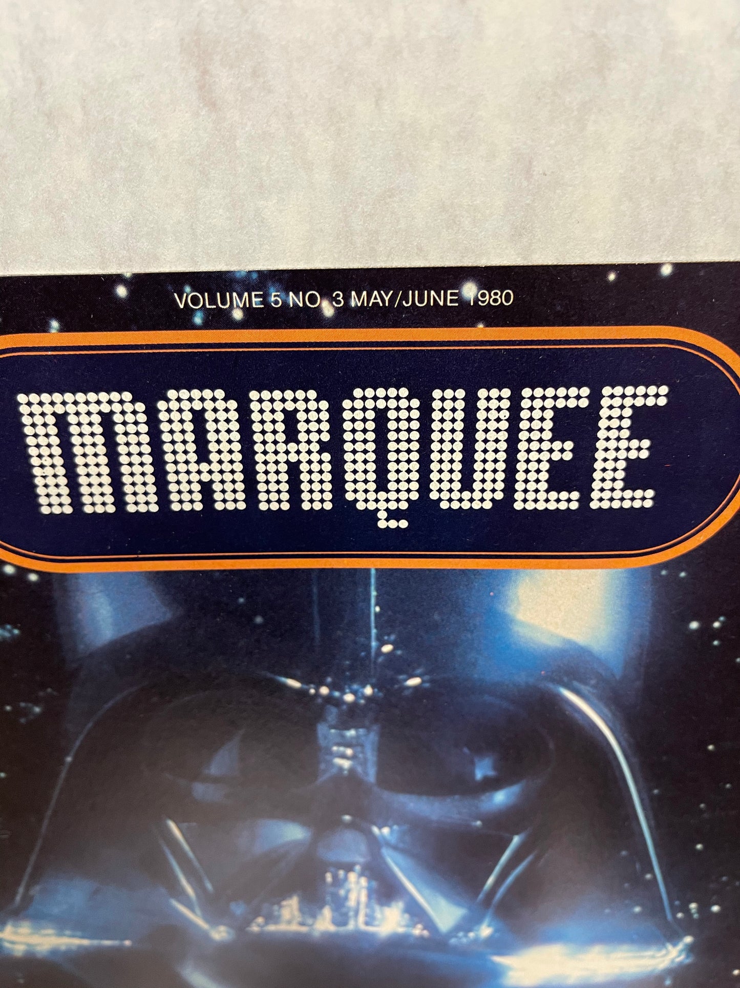 Empire Strikes Back Marquee movie magazine first appearance for this movie 1980