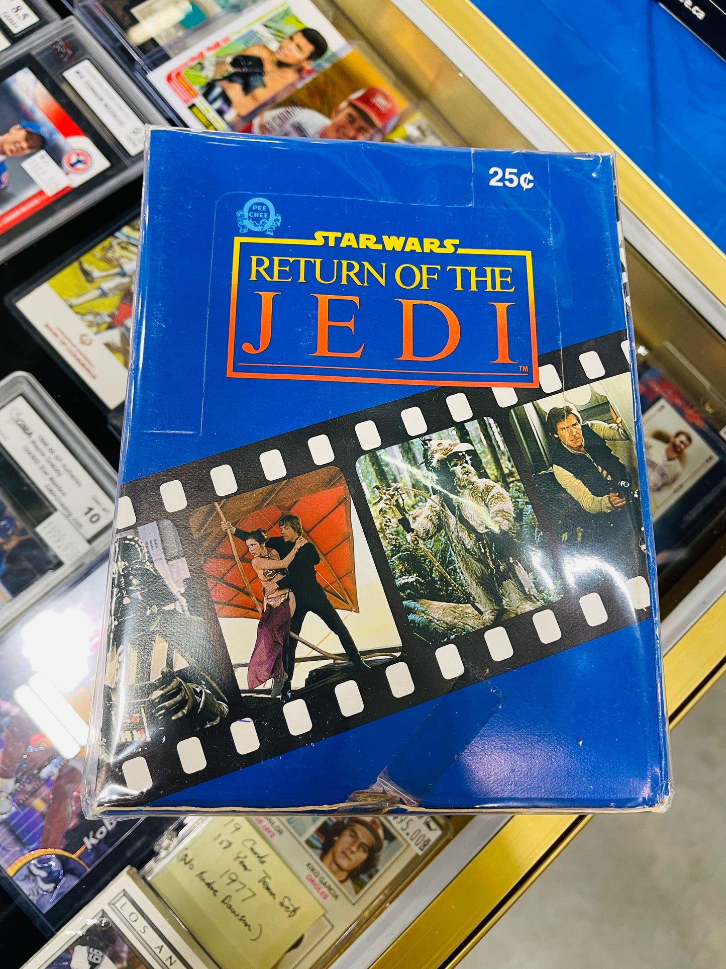 Return of the Jedi Opc Canadian rare 36 packs box 1983