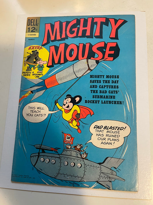 Mighty Mouse #166 comic book 1966