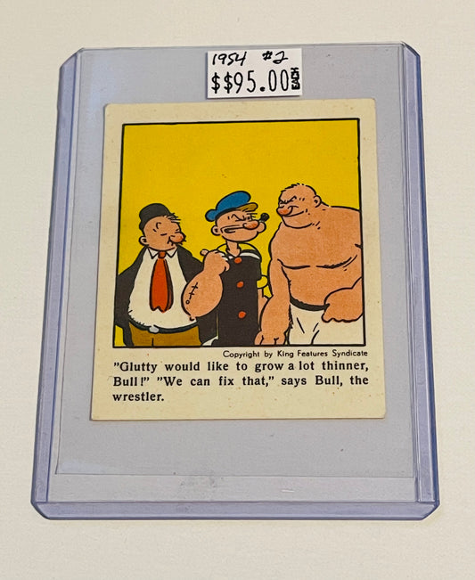 Popeye rare card 1954