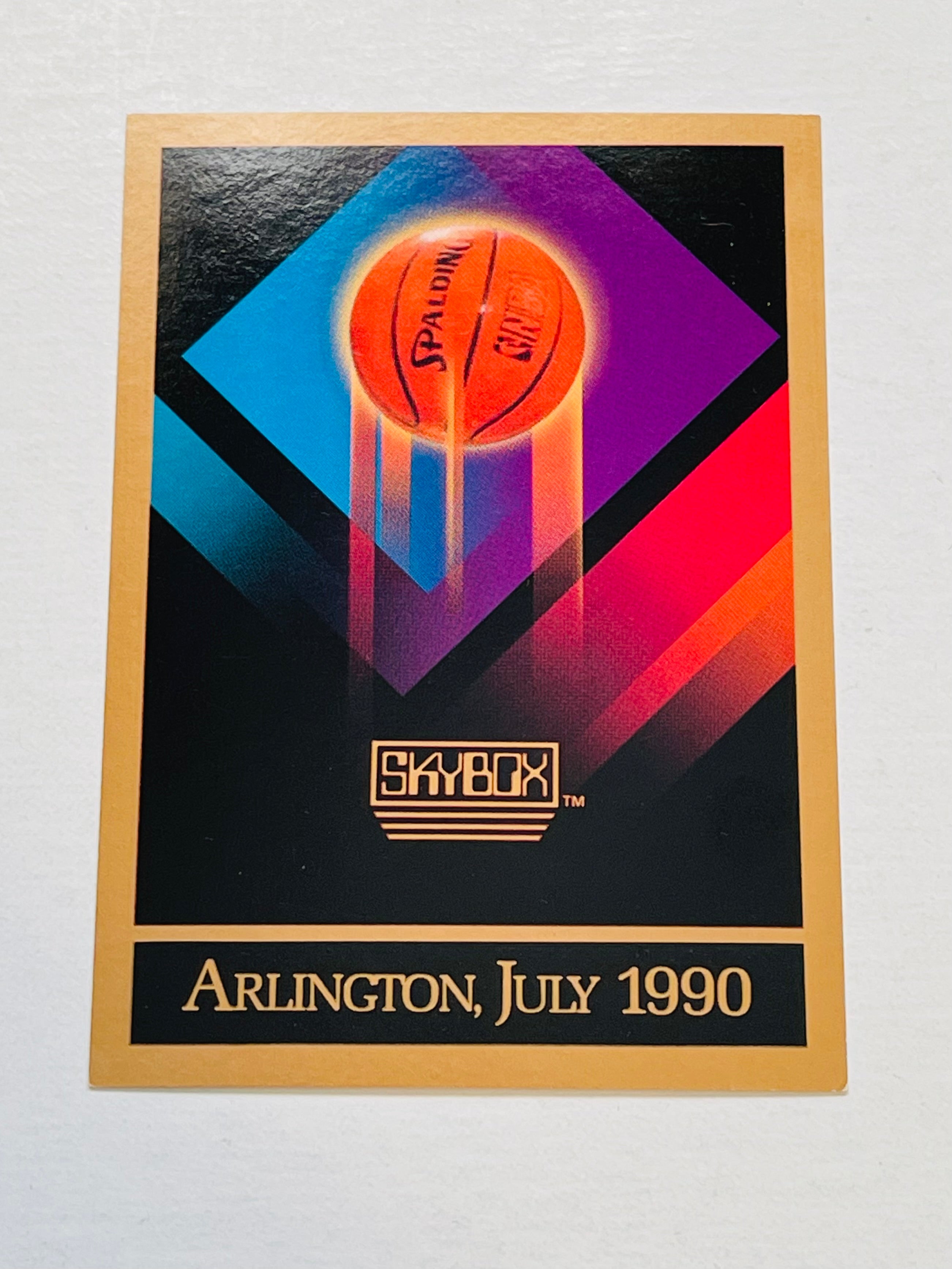 Skybox basketball rare limited issued card 1990
