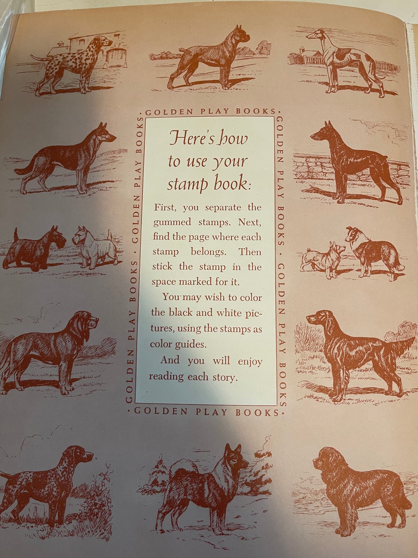 Dogs rare Stamps set in book 1953