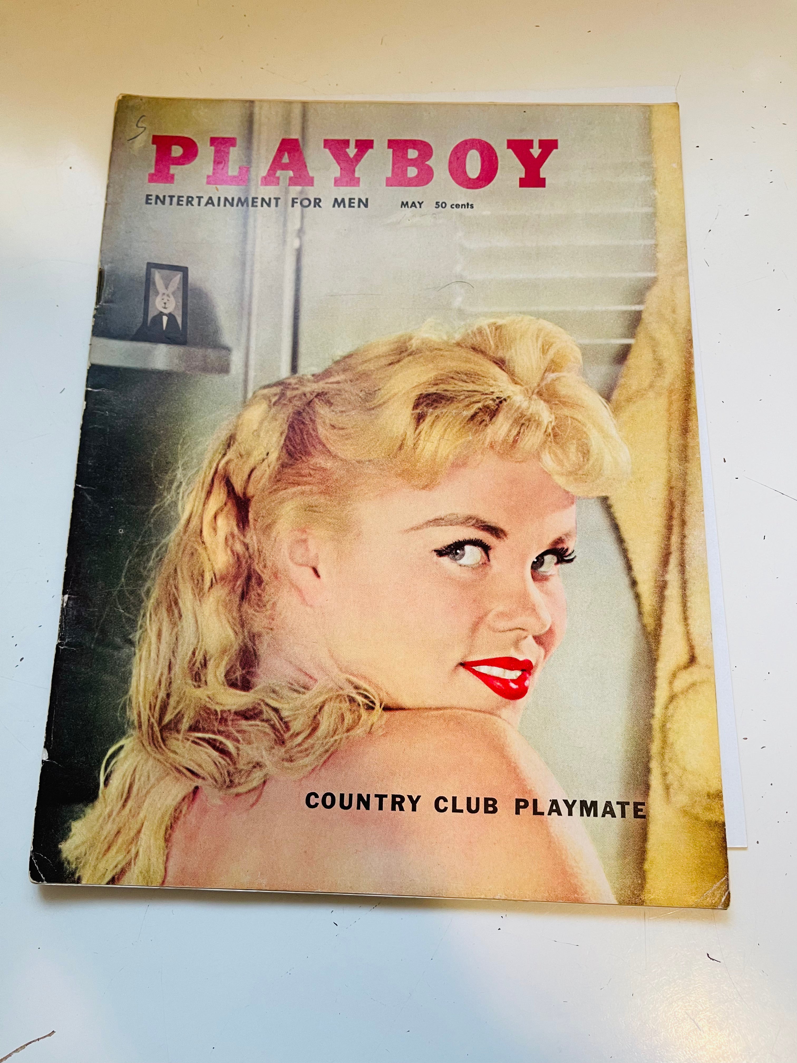 Playboy magazine rare vintage issue May, 1958