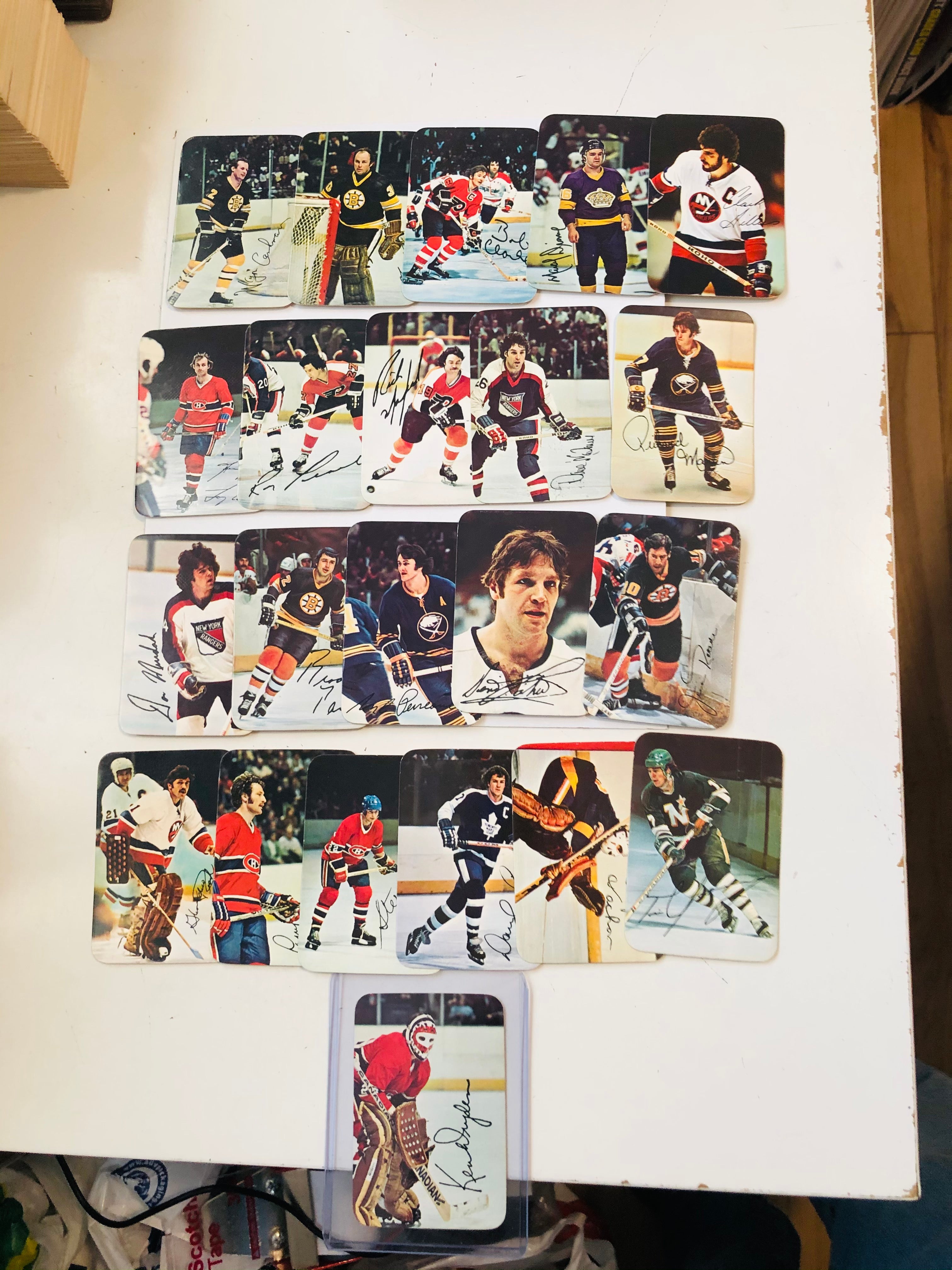 1977 opc hockey insert cards set
