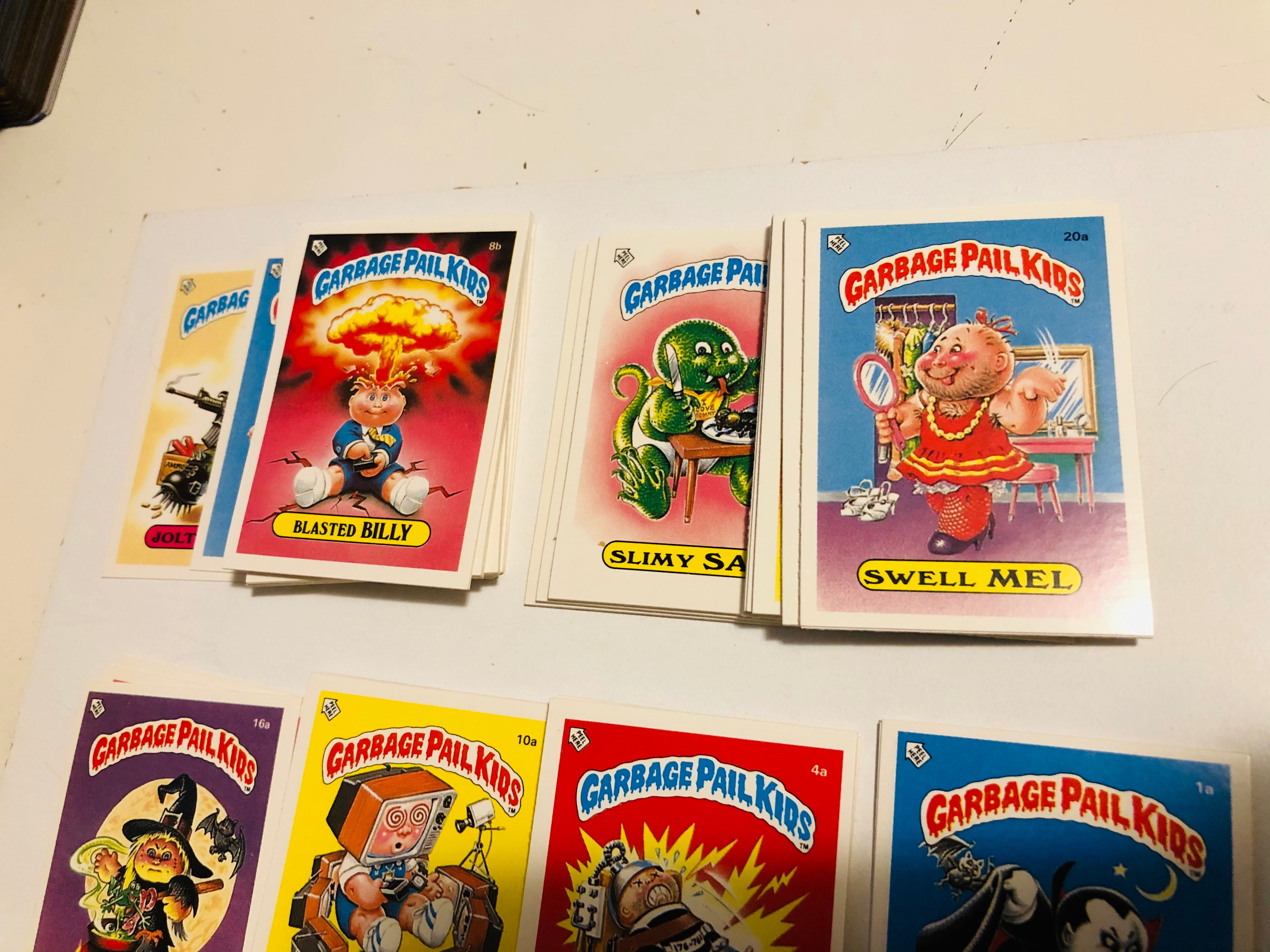 1985 Topps Garbage Pail Kids series 1 rare UK version A and B series set