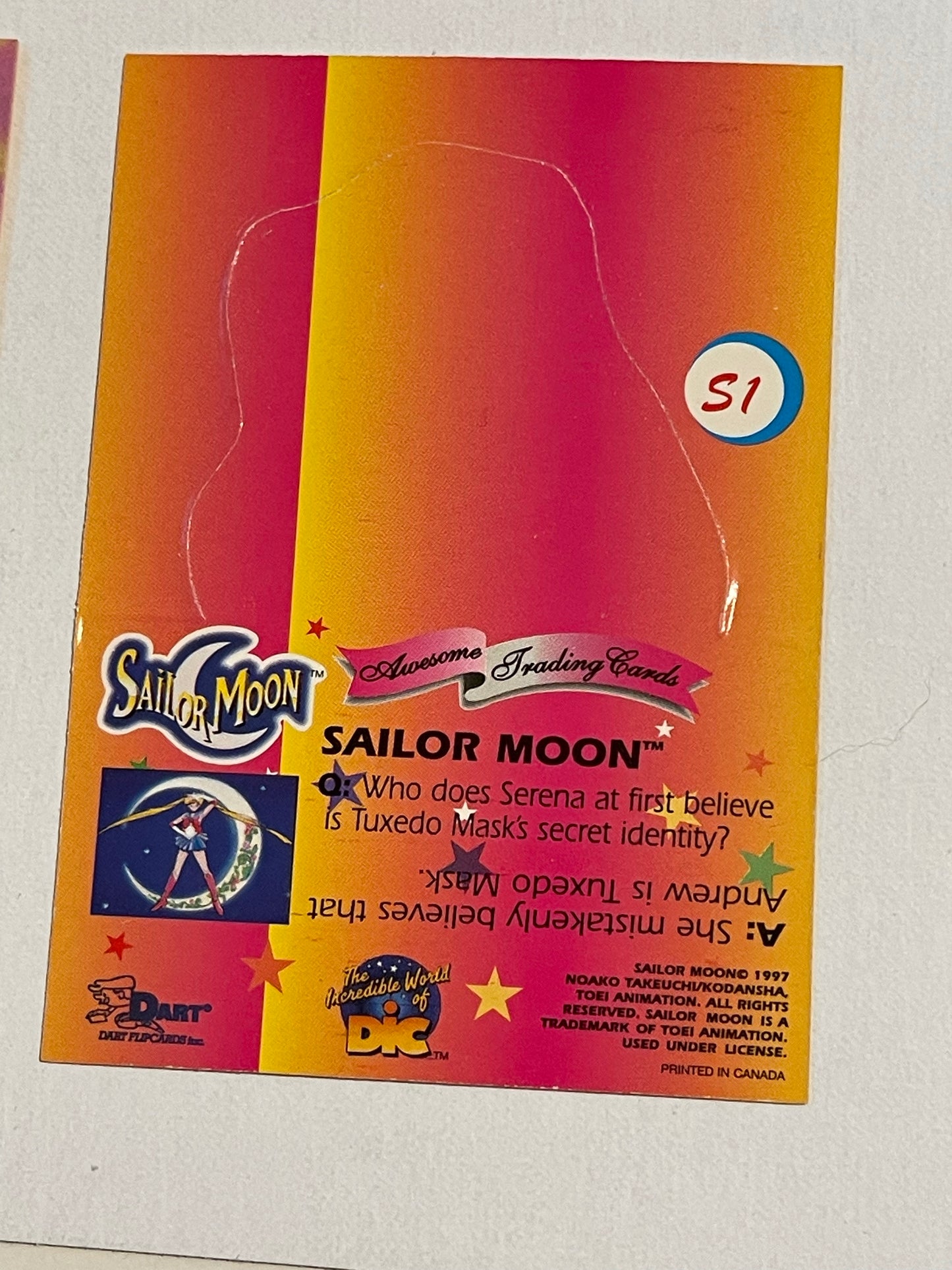 Sailor Moon rare send away pop up cards set 1997