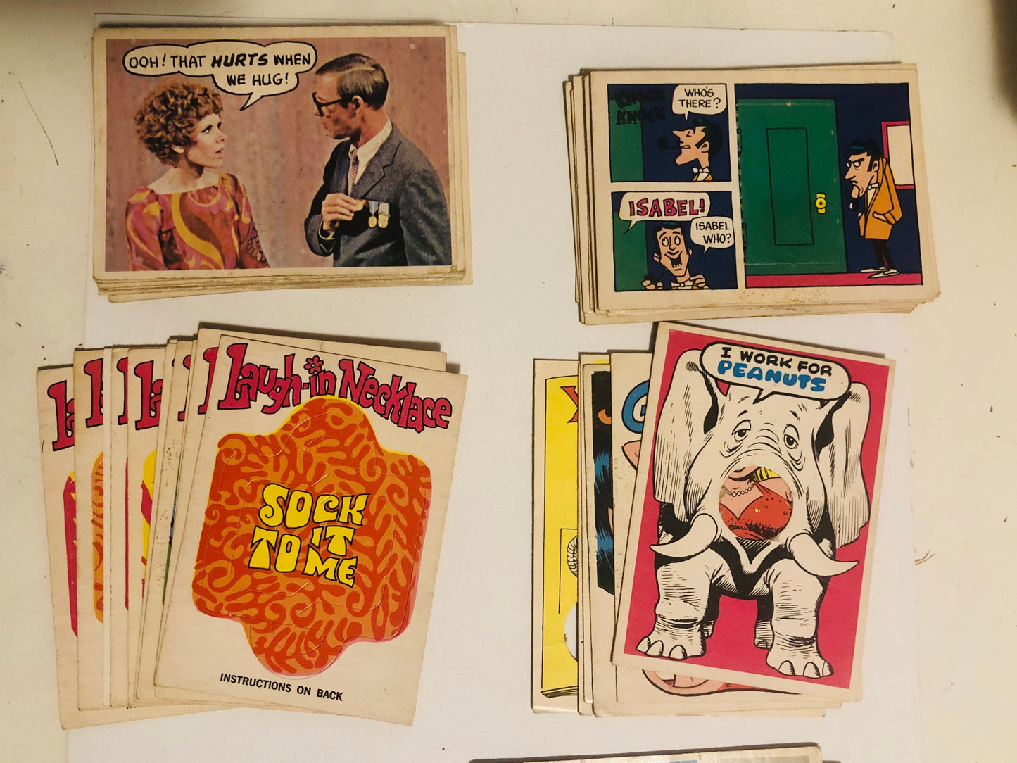 1968 opc rare Laugh-in master set with all insert card sets