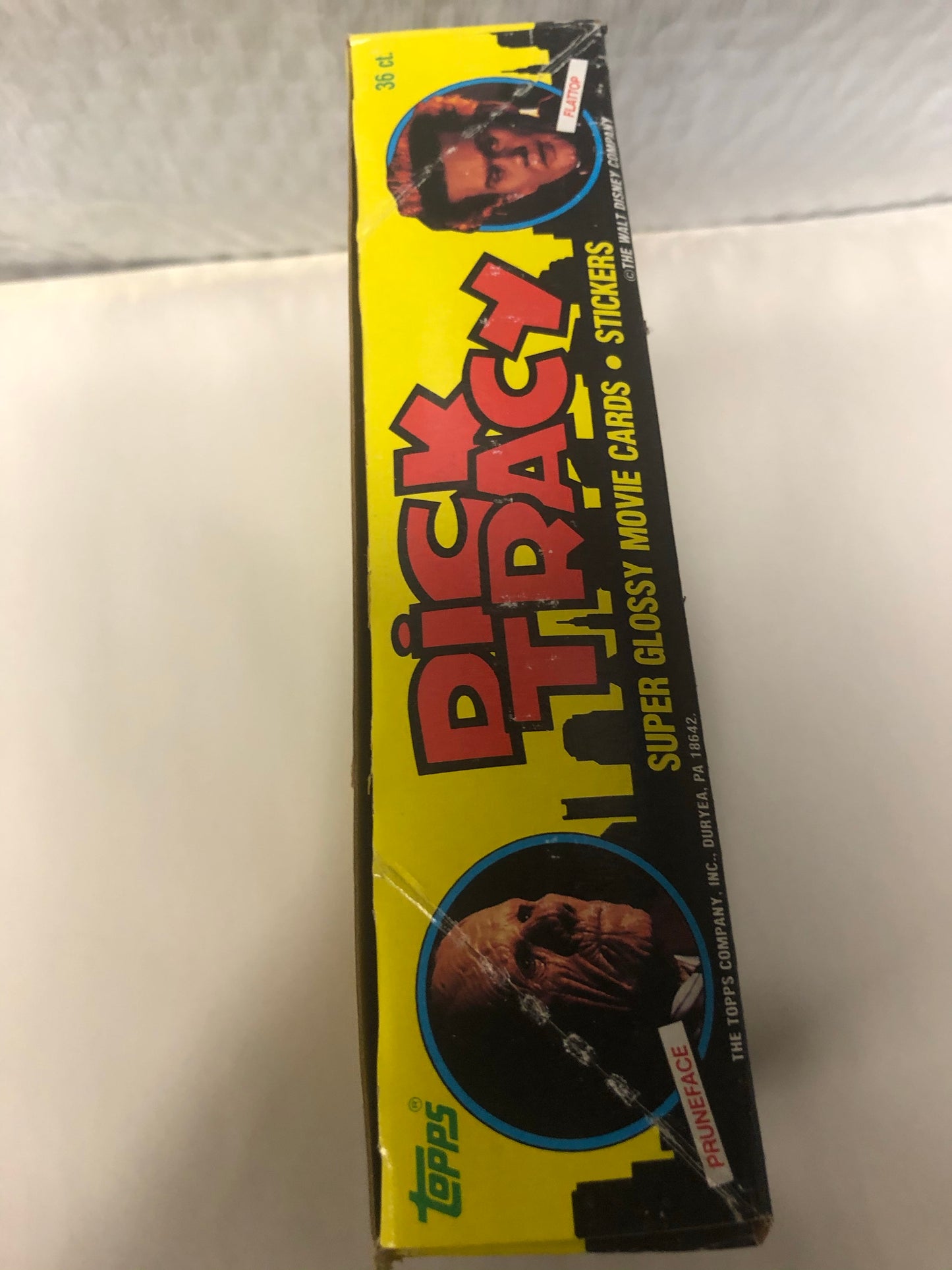 Dick Tracy movie Topps cards 36 packs box 1990