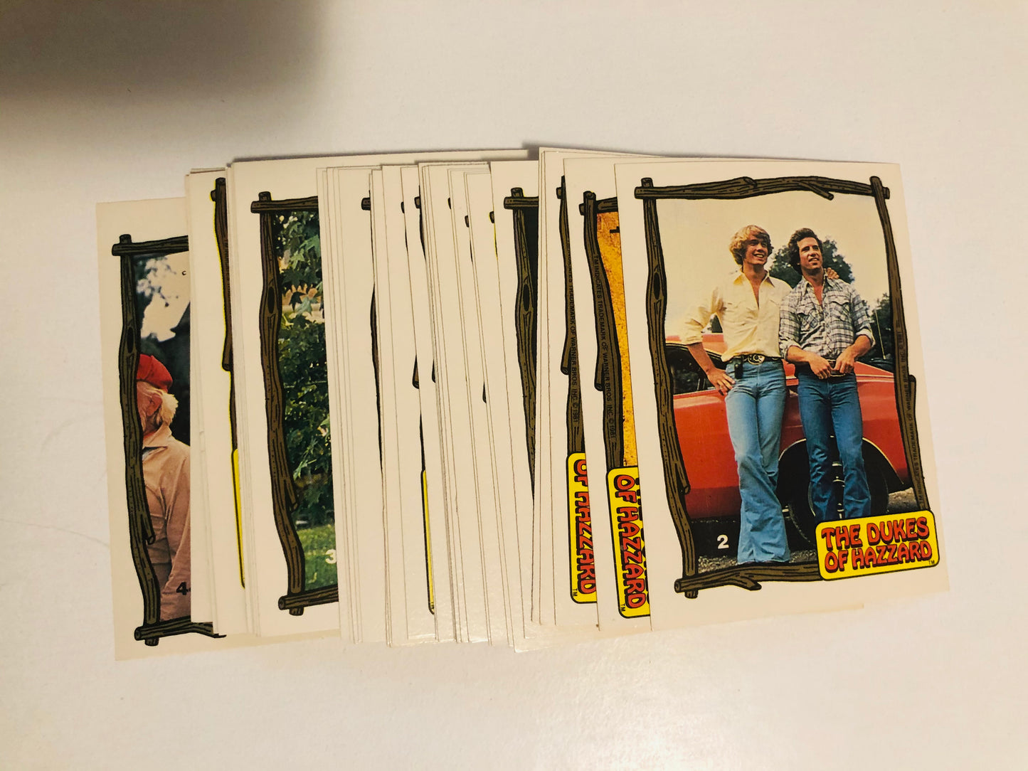 Dukes of Hazzard TV show series 3 cards set 1981