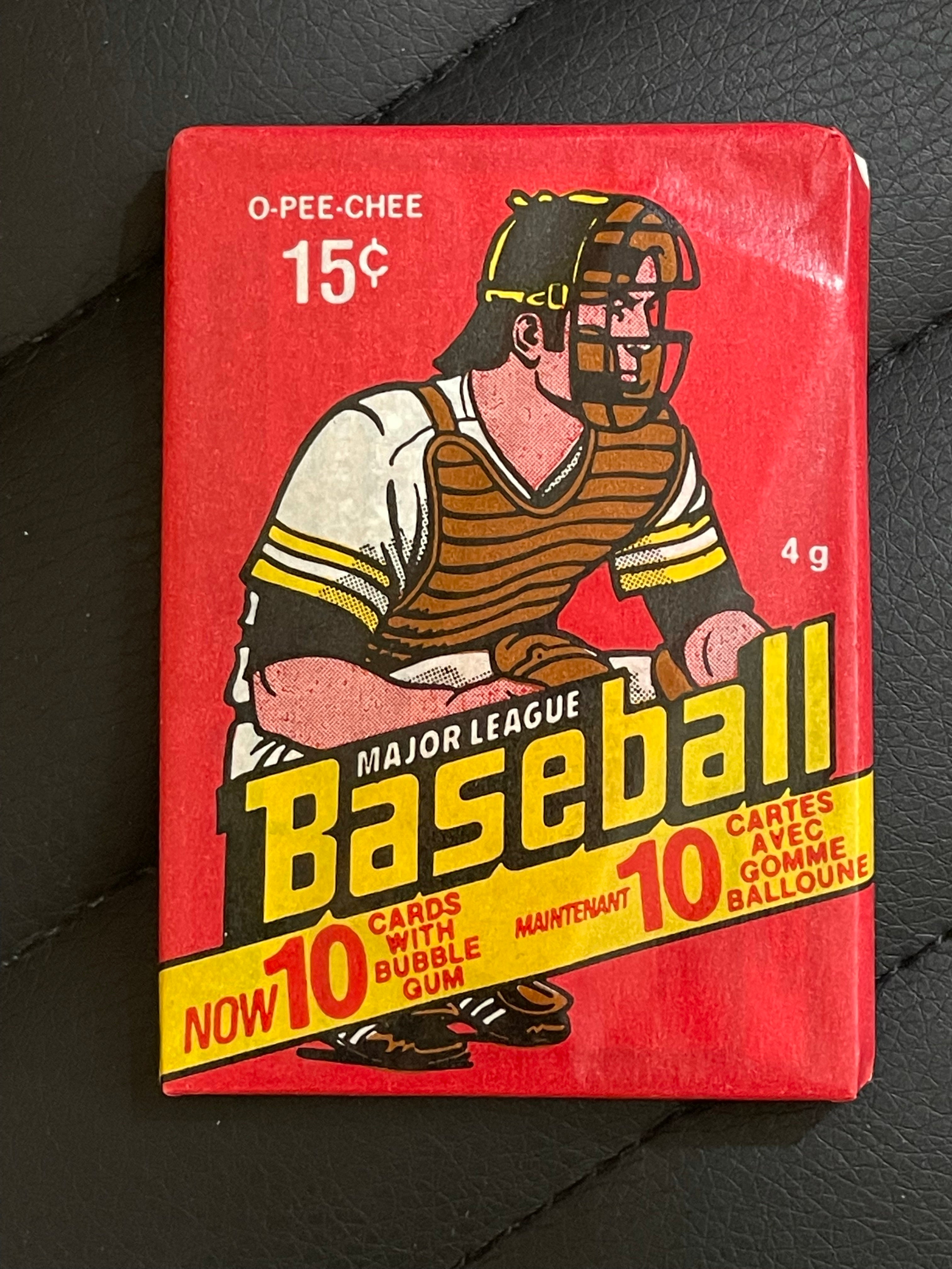 1978 O-pee-Chee Canadian version rare baseball cards sealed pack