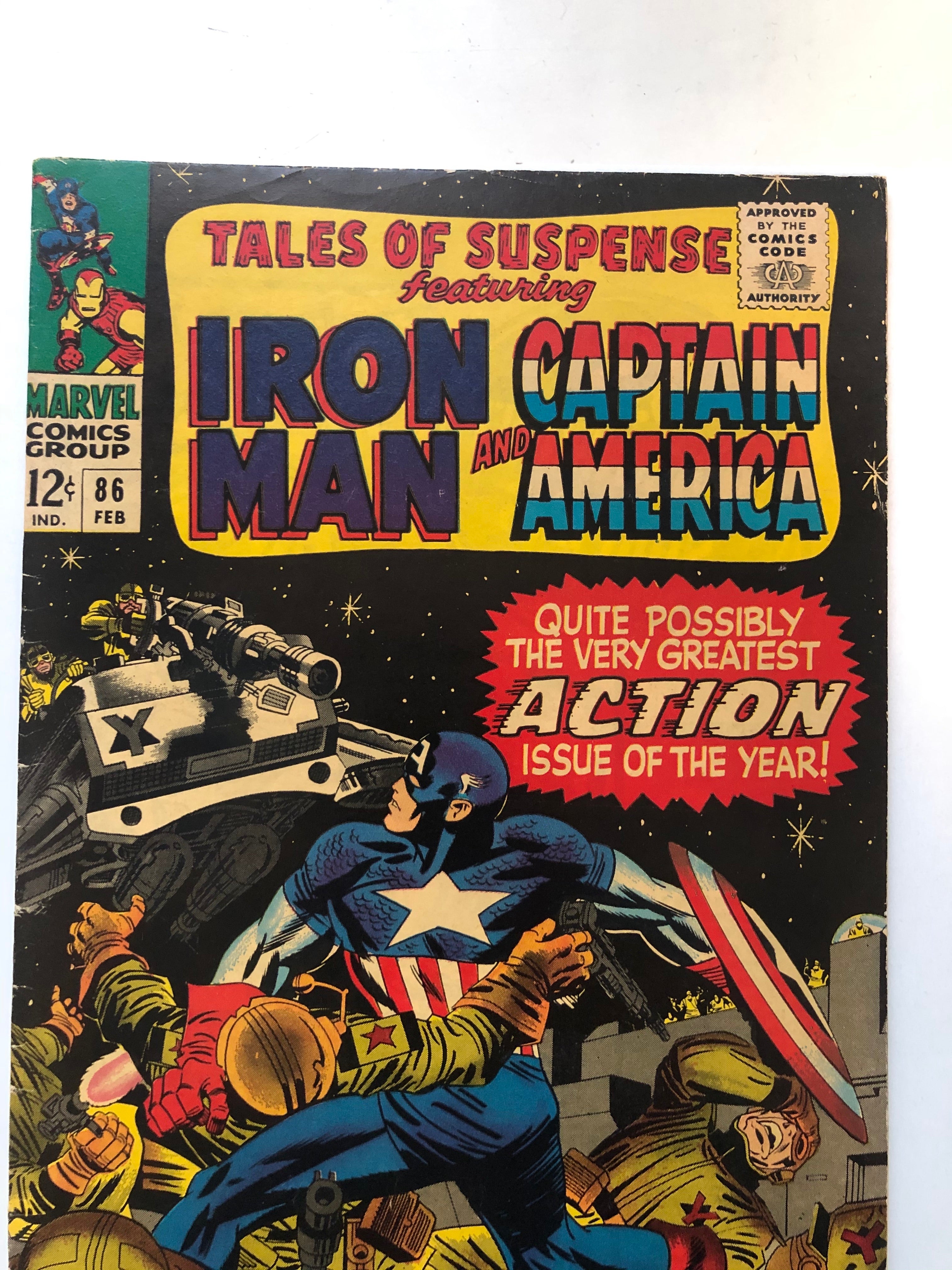 1966 Tales of Suspense Iron Man / Captain America comic