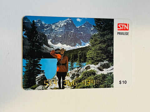 Royal Canadian Mounted Police rare test phonecard 1990s
