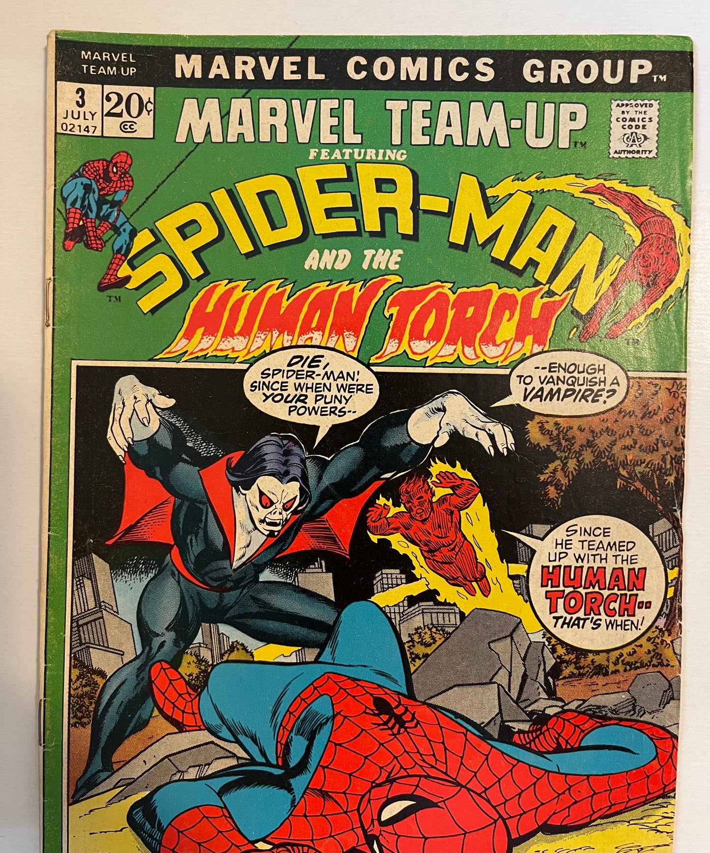 Marvel Team-up #3 vg comic book 1972