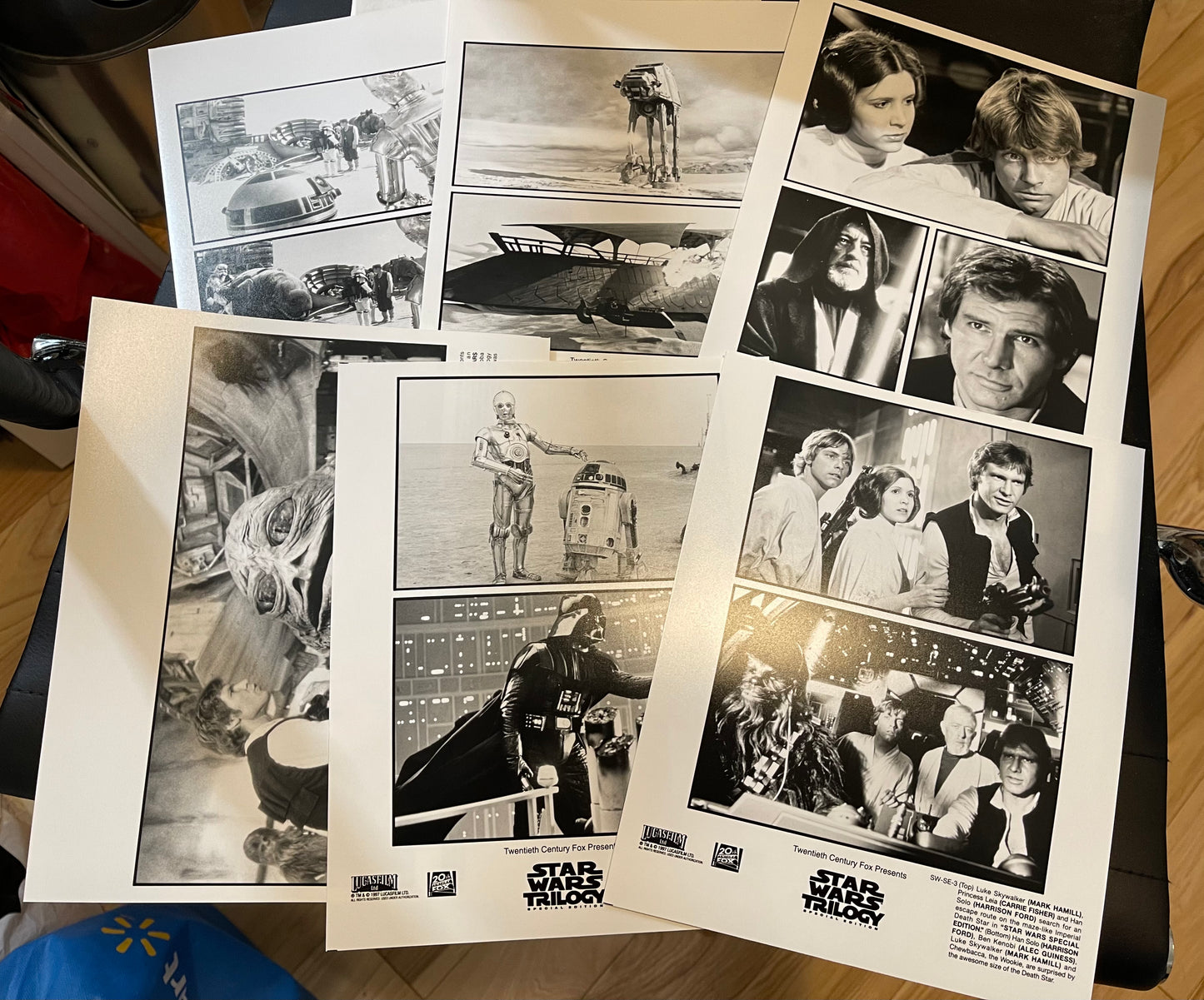 Star Wars Trilogy rare press kit with photos 1997