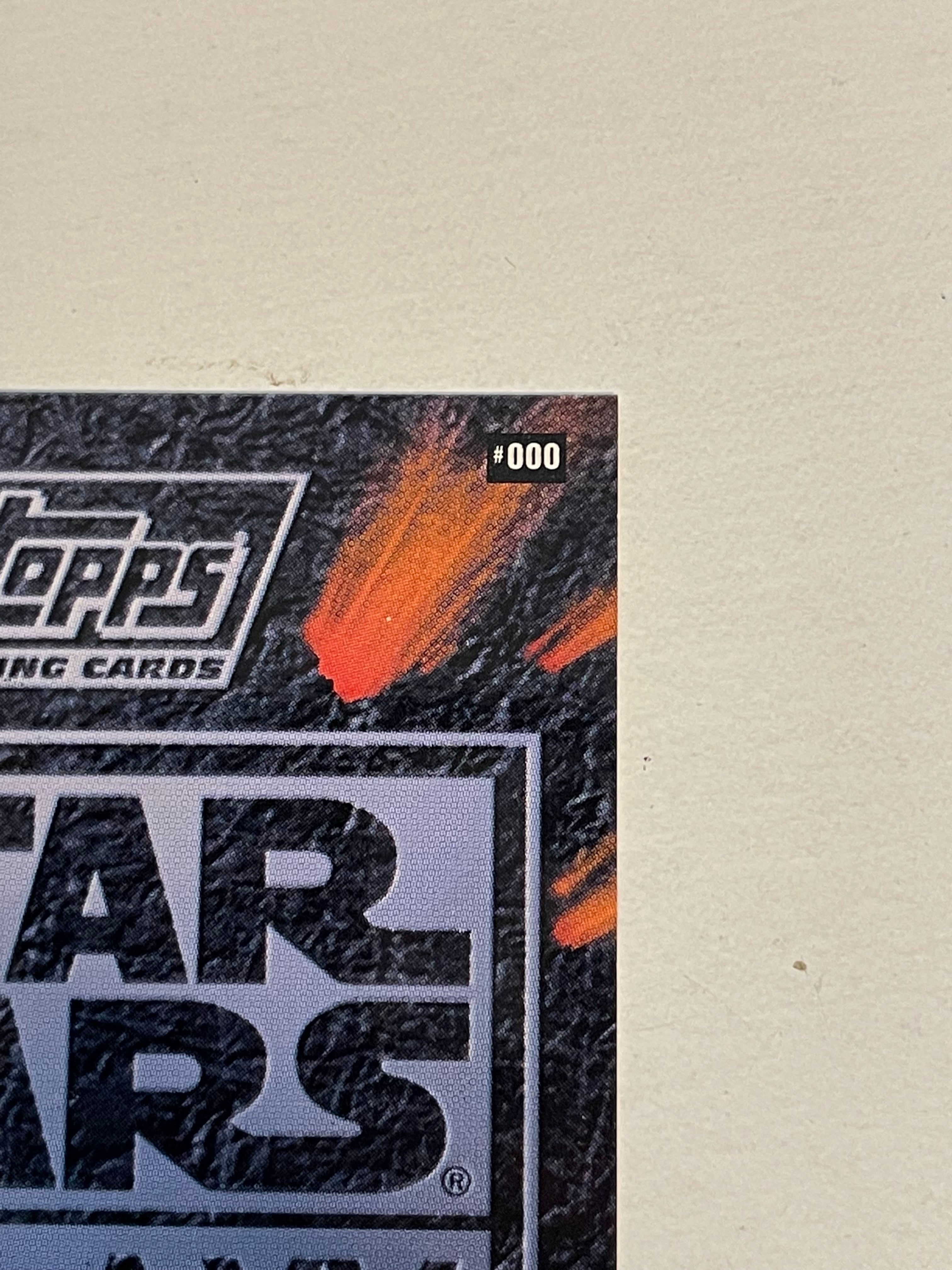 Star Wars Galaxy rare #000 promo card