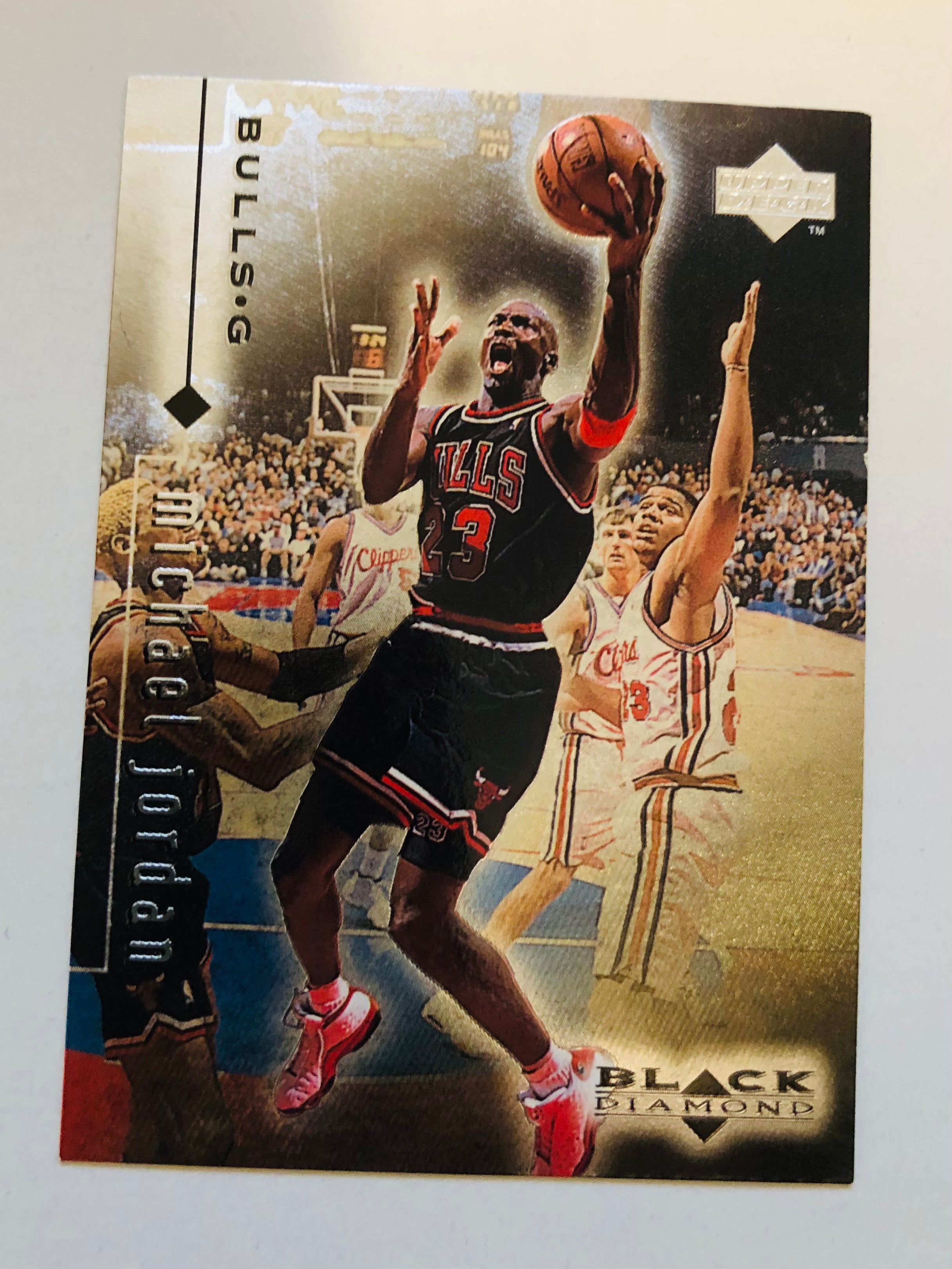 Michael Jordan Upper Deck Black Diamond rare promo basketball card 1998