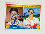 Carl Yastrzemski Boston Red Sox legend rare autograph opc baseball card with COA