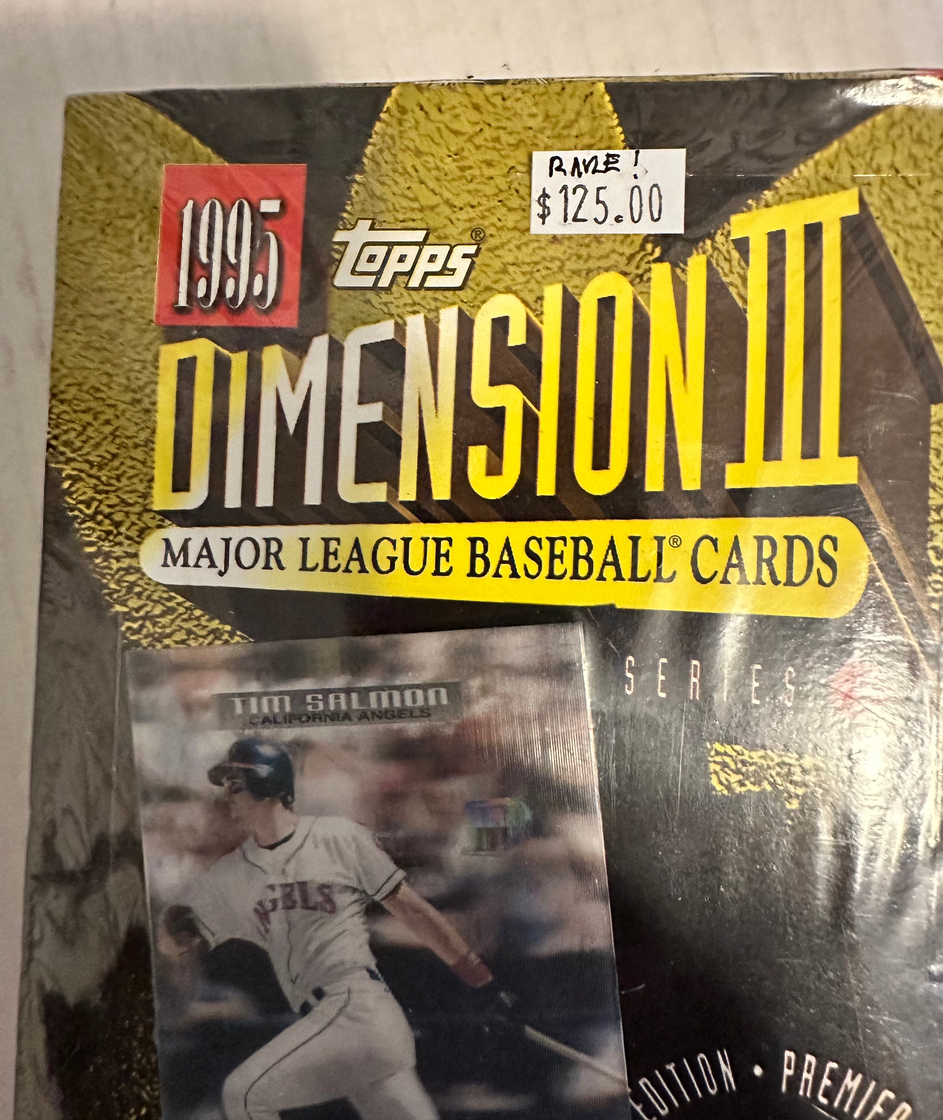 1995 Topps baseball Demension 3 rare 3D cards factory sealed box