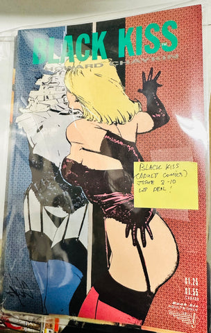 Black Kiss adult comic lot deal issues 3-10 from 1988