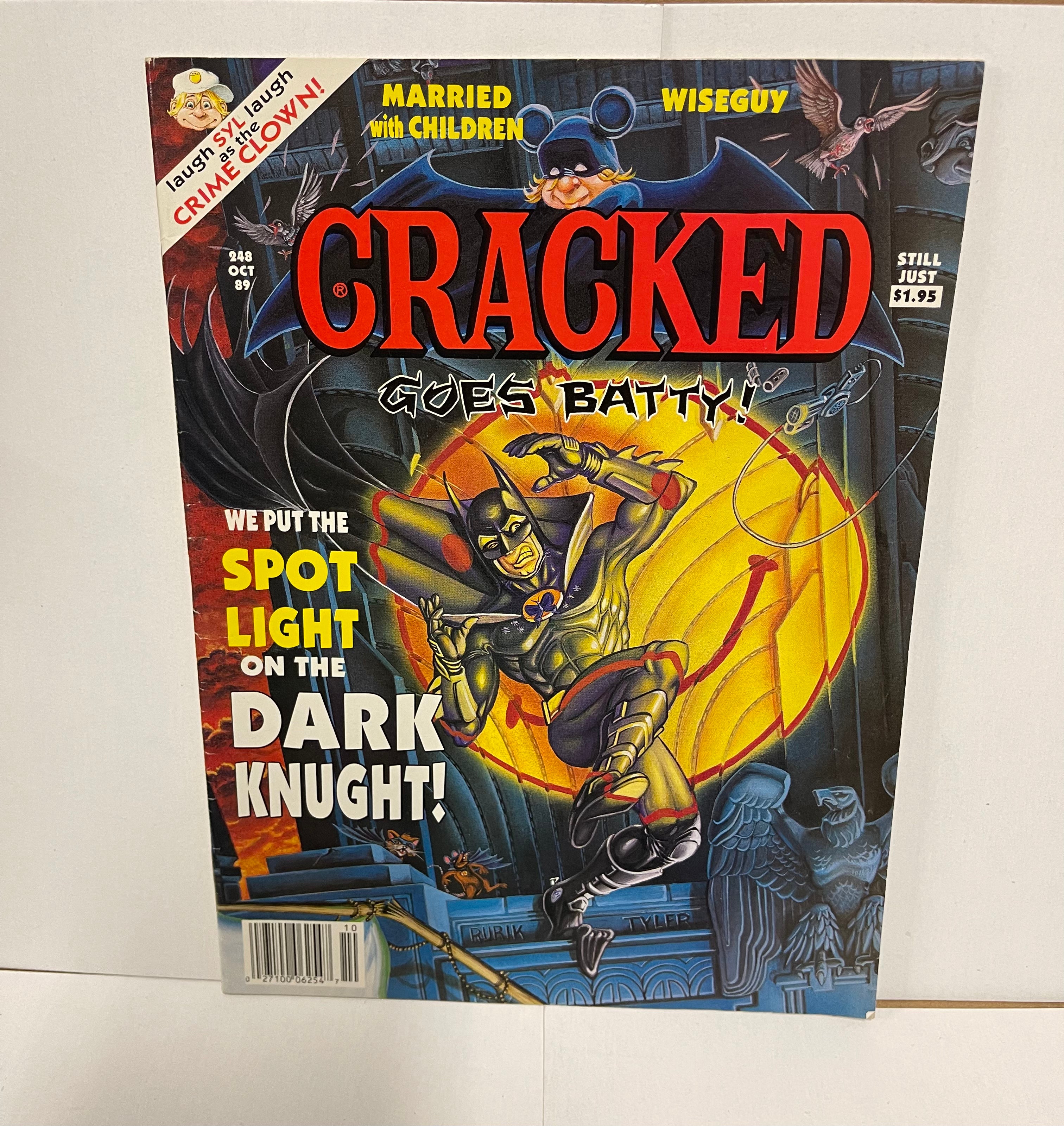 Cracked-Batman parody magazine 1989