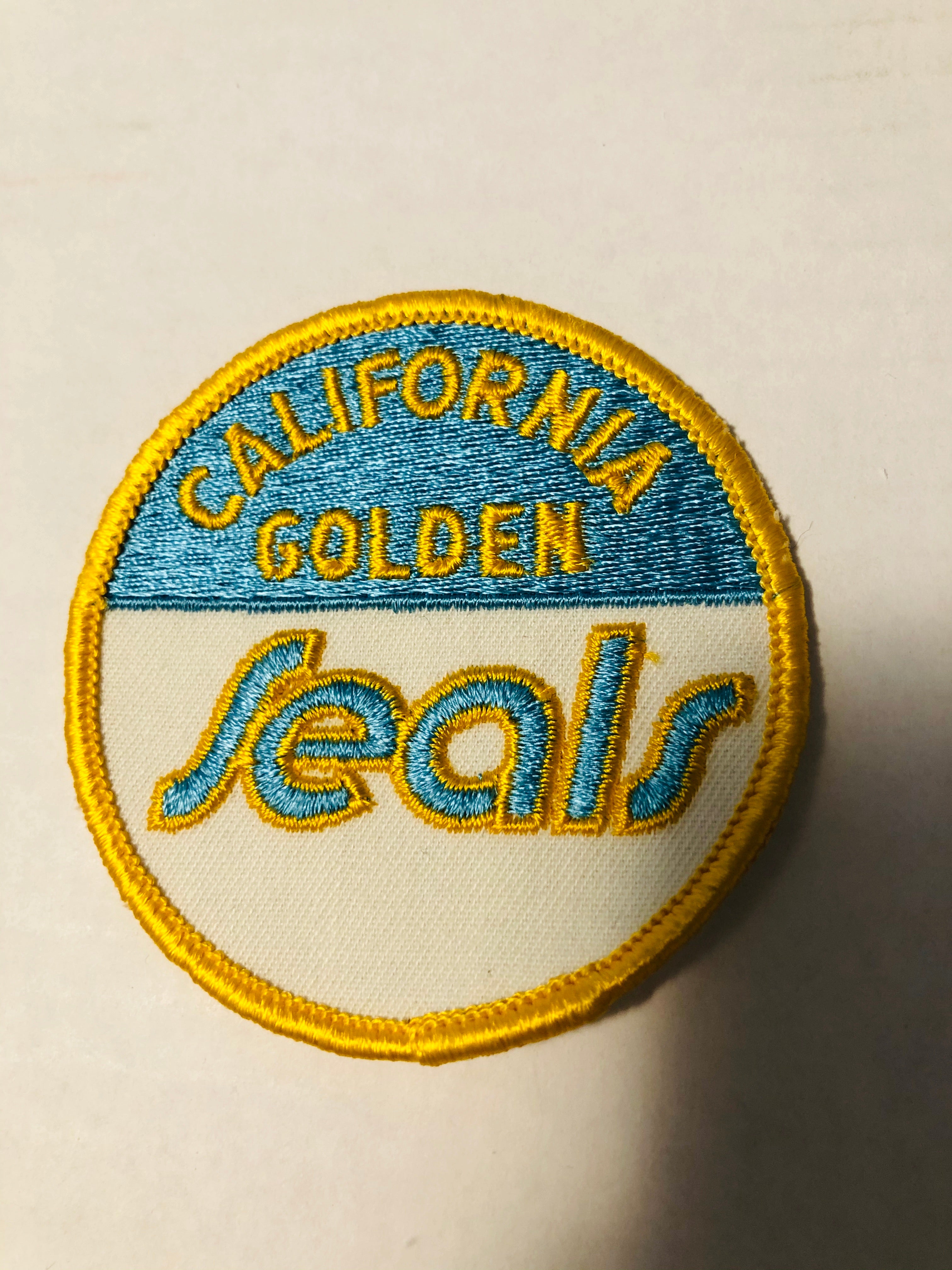 1970s NHL hockey rare California Golden seals patch